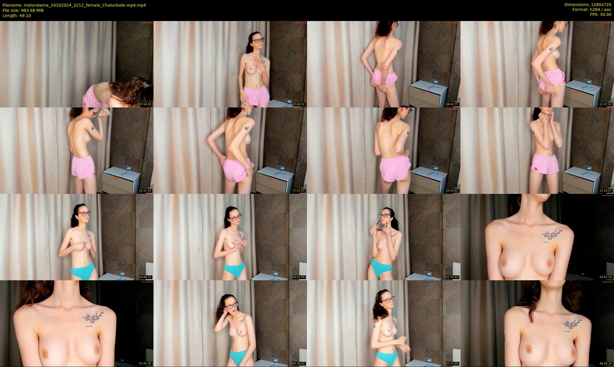melondama — 50 minute Chaturbate female cam show recording, 720p, Oct 24, 2024