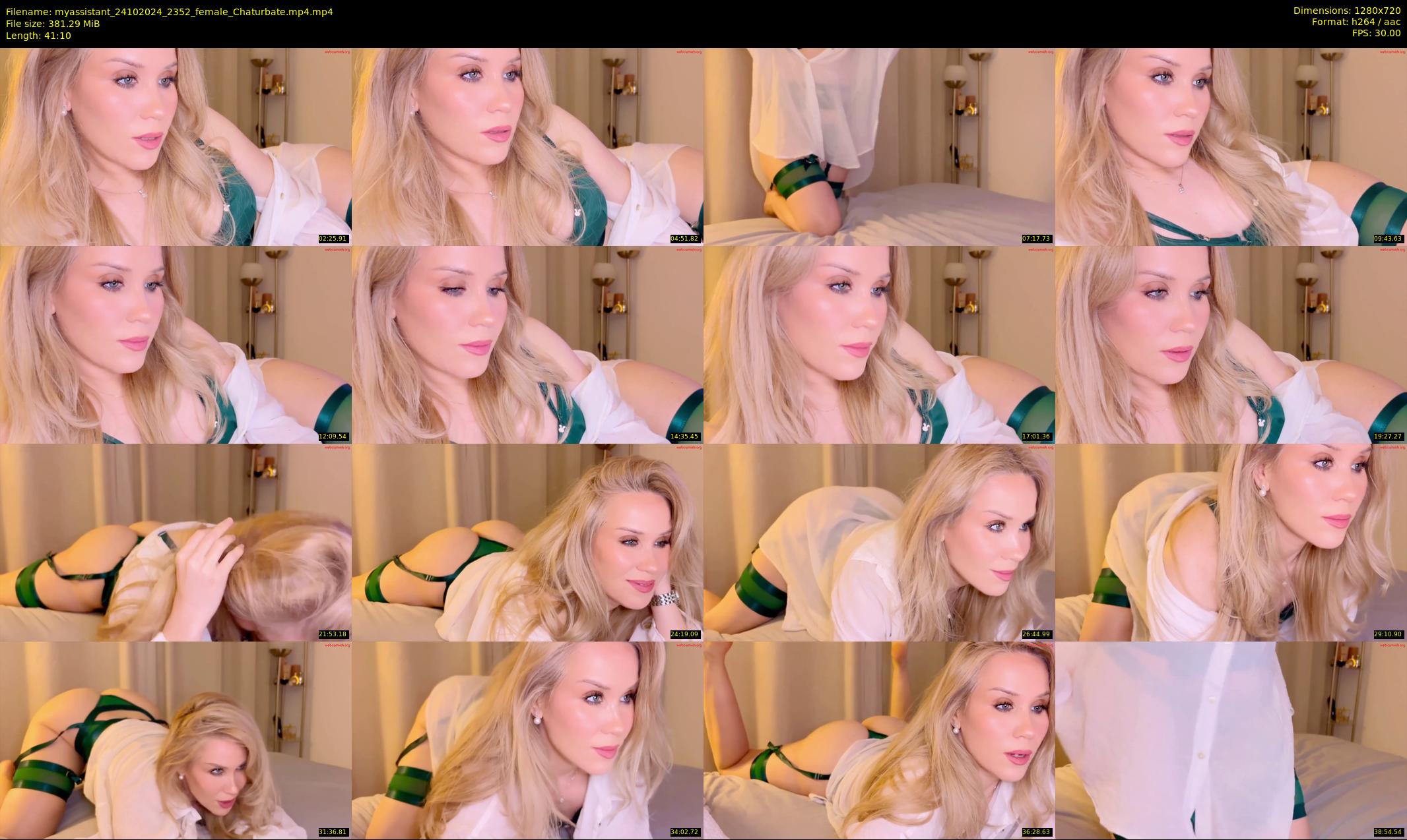 myassistant — 42 minute Chaturbate female cam show recording, 720p, Oct 24, 2024