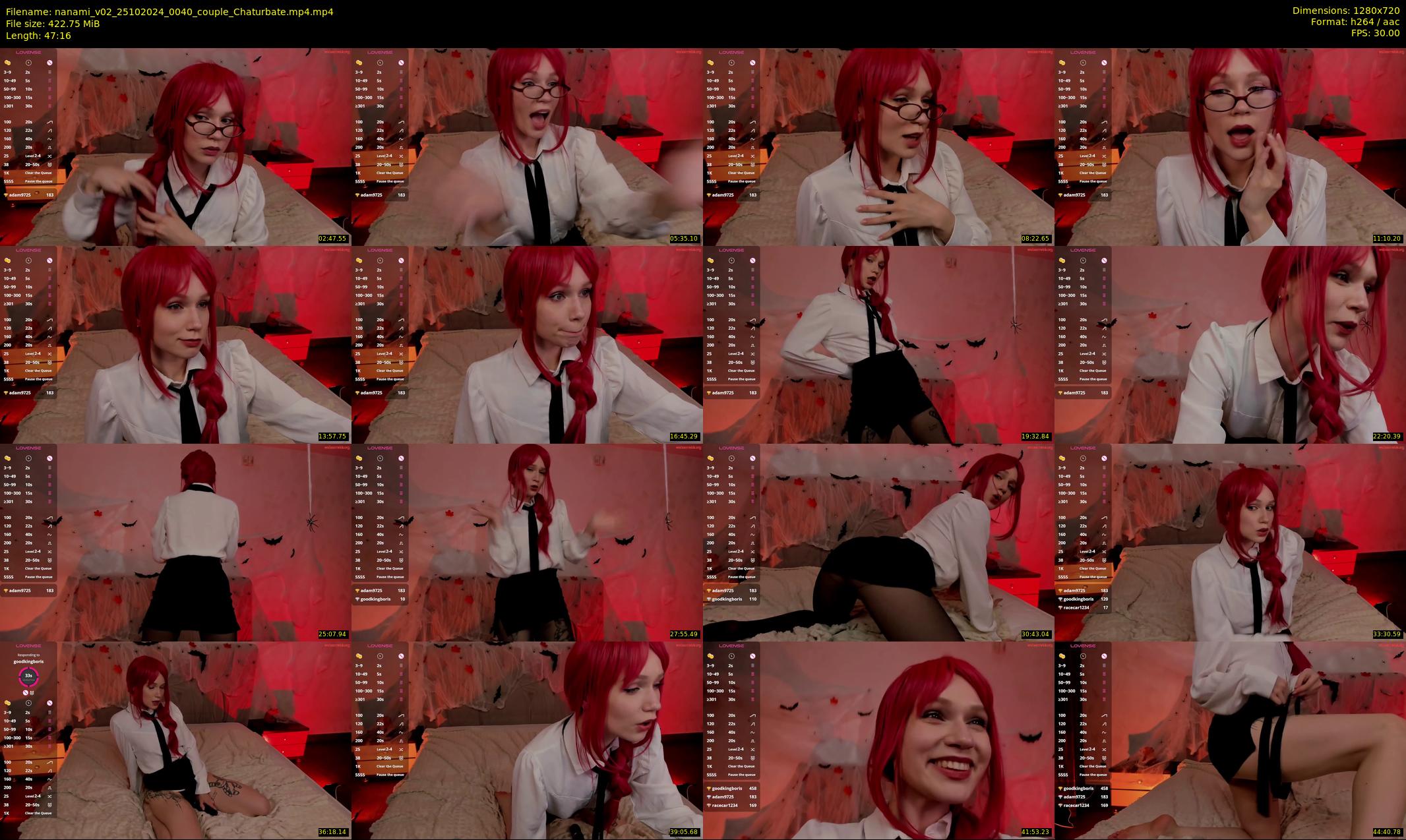 nanami_v02 — 48 minute Chaturbate couple cam show recording, 720p, Oct 25, 2024