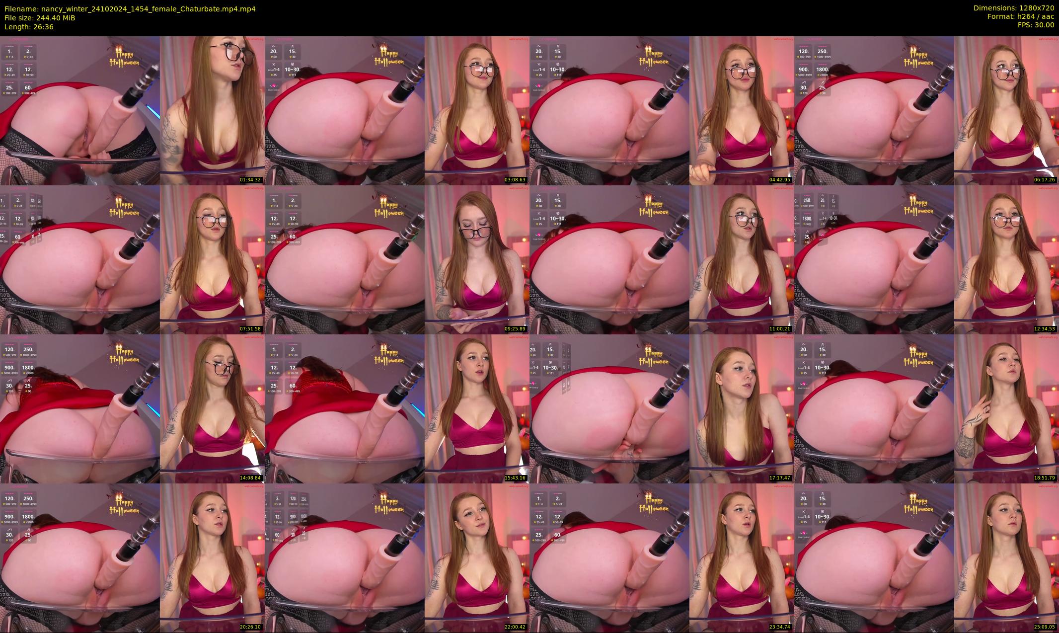 nancy_winter — 27 minute Chaturbate female cam show recording, 720p, Oct 24, 2024