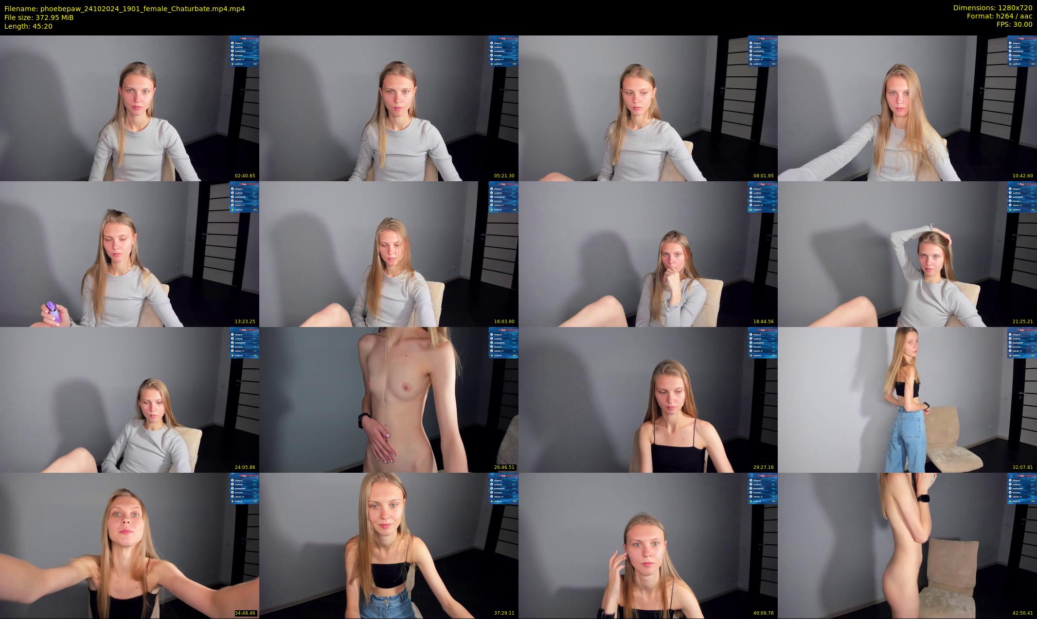 phoebepaw — 46 minute Chaturbate female cam show recording, 720p, Oct 24, 2024