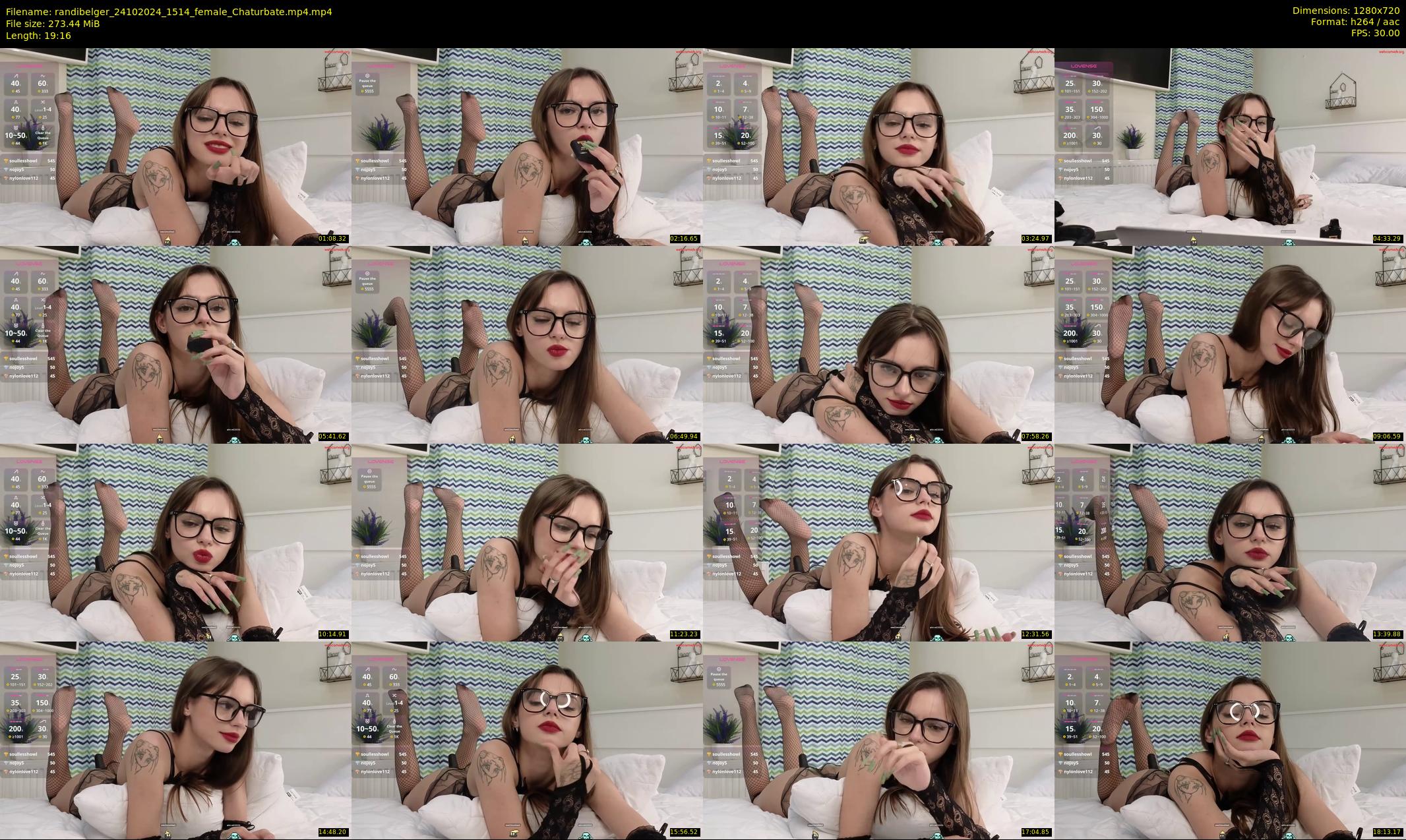 randibelger — 20 minute Chaturbate female cam show recording, 720p, Oct 24, 2024