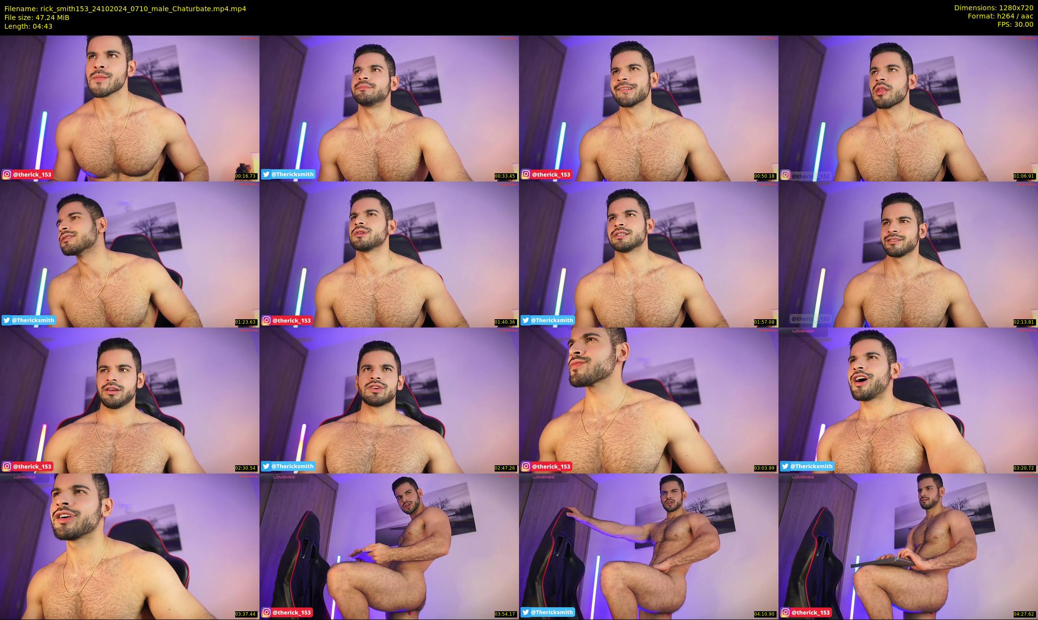 rick_smith153 — 5 minute Chaturbate male cam show recording, 720p, Oct 24, 2024