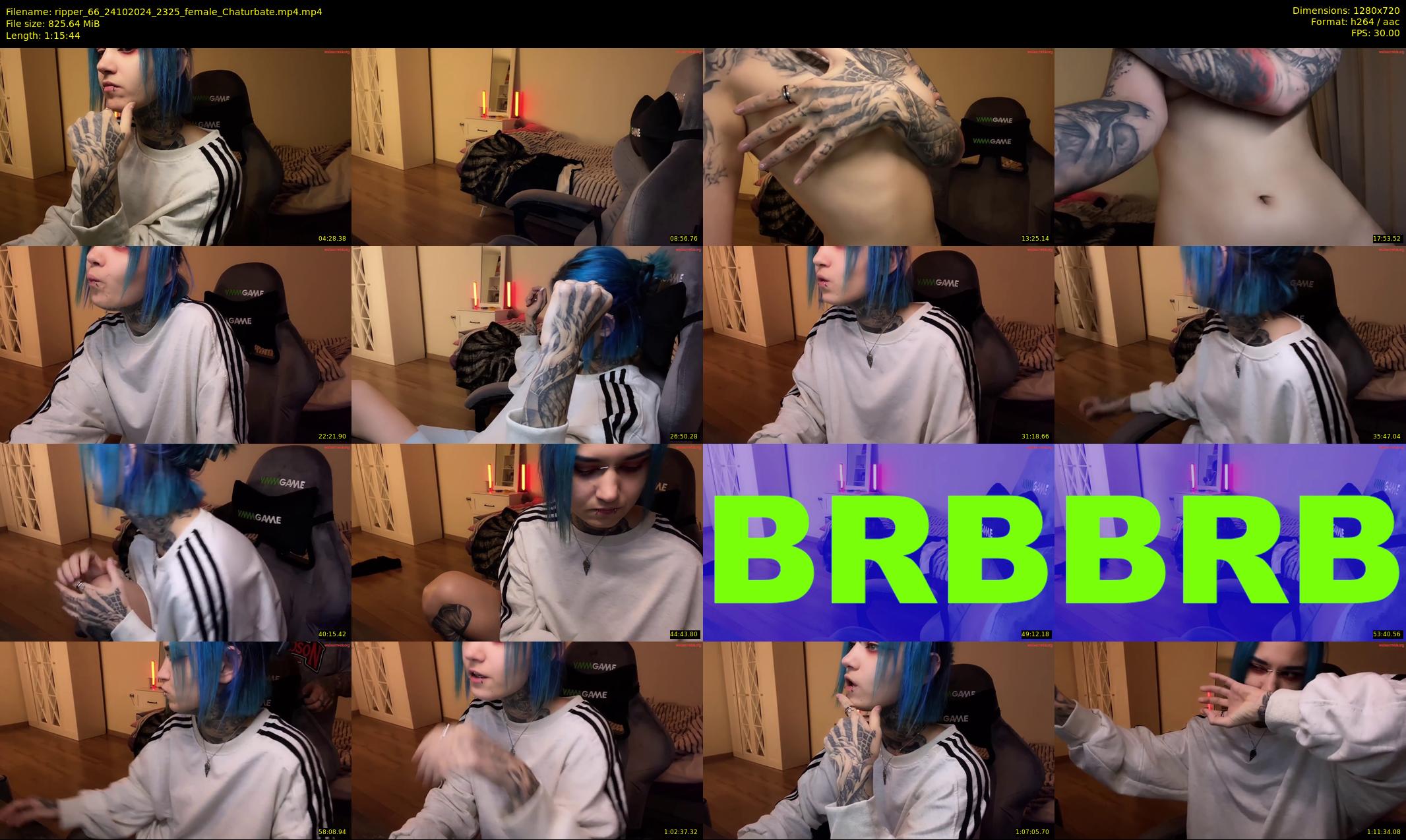 ripper_66 — 76 minute Chaturbate female cam show recording, 720p, Oct 24, 2024