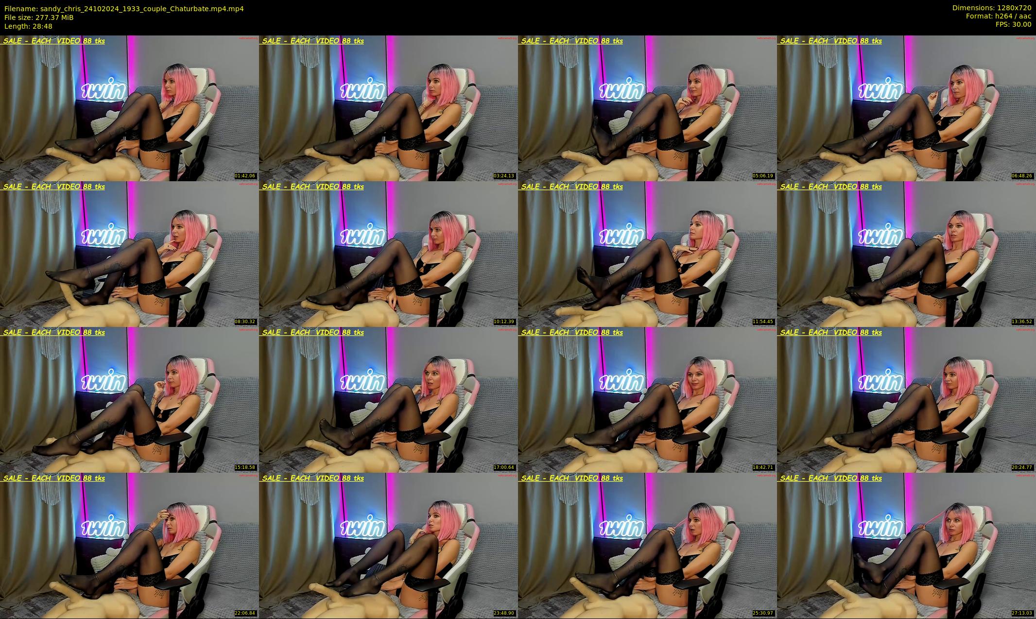 sandy_chris — 29 minute Chaturbate couple cam show recording, 720p, Oct 24, 2024