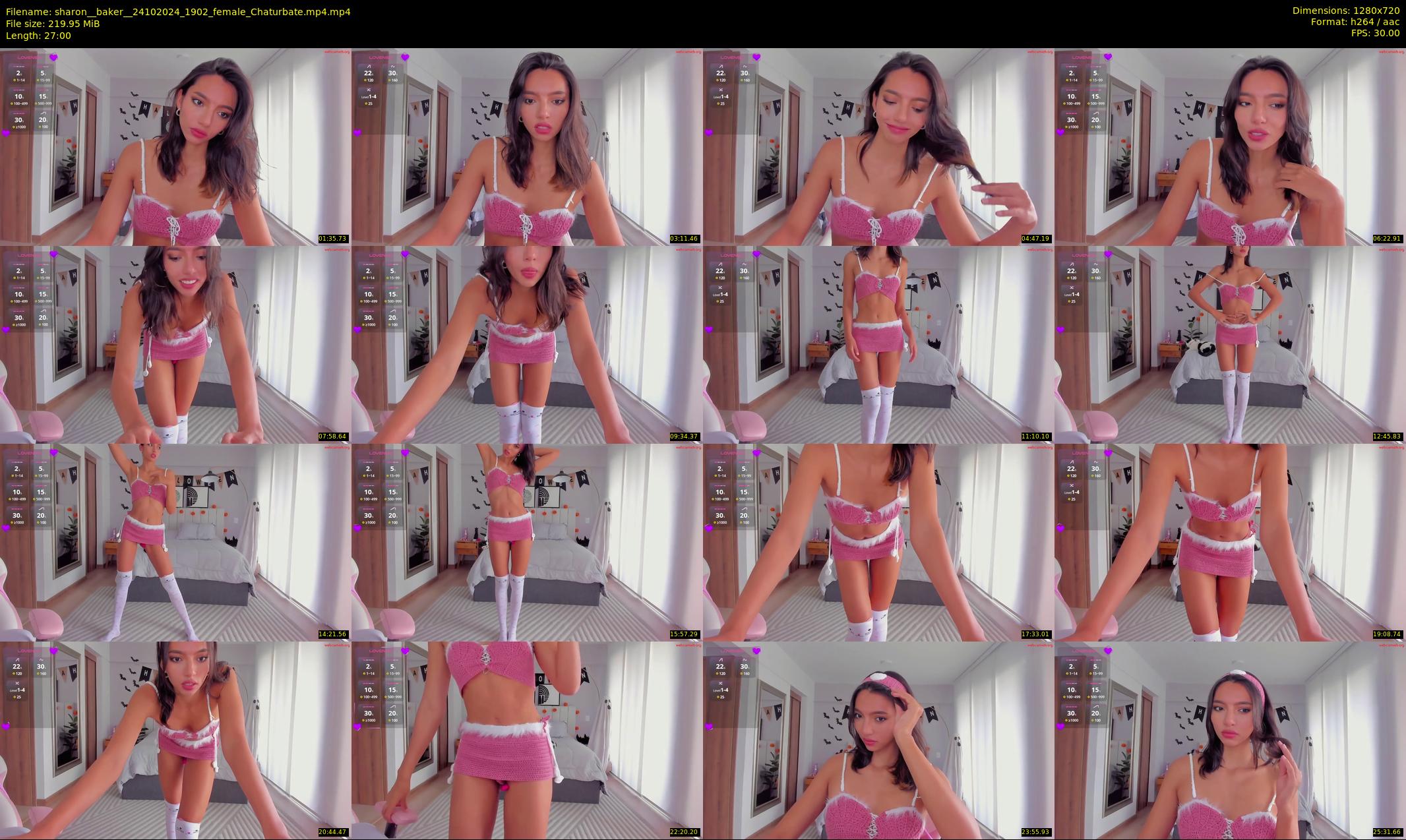sharon__baker_ — 27 minute Chaturbate female cam show recording, 720p, Oct 24, 2024