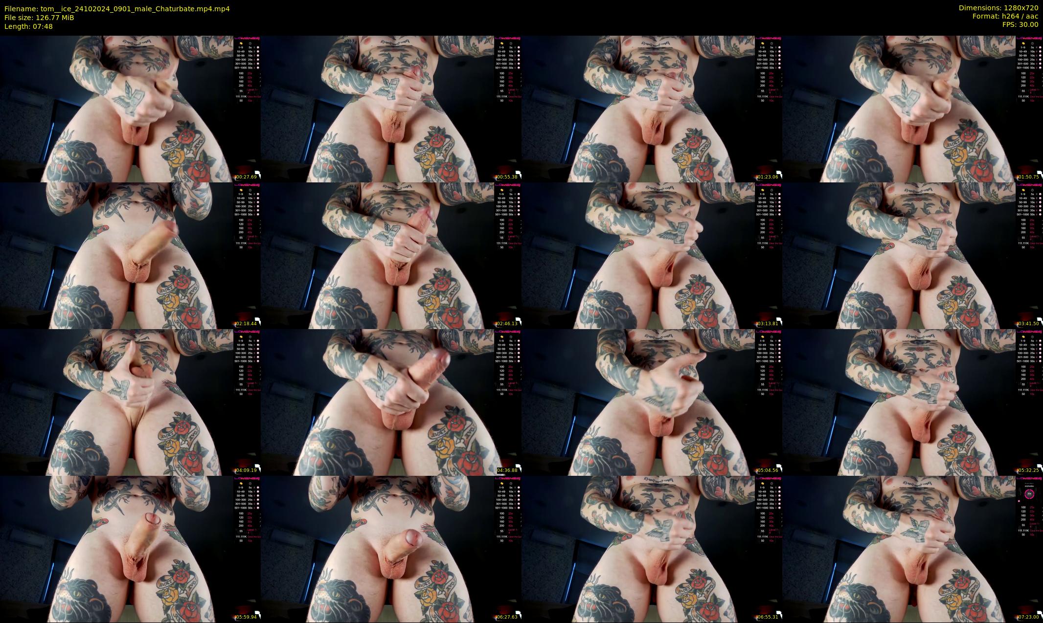tom__ice — 8 minute Chaturbate male cam show recording, 720p, Oct 24, 2024
