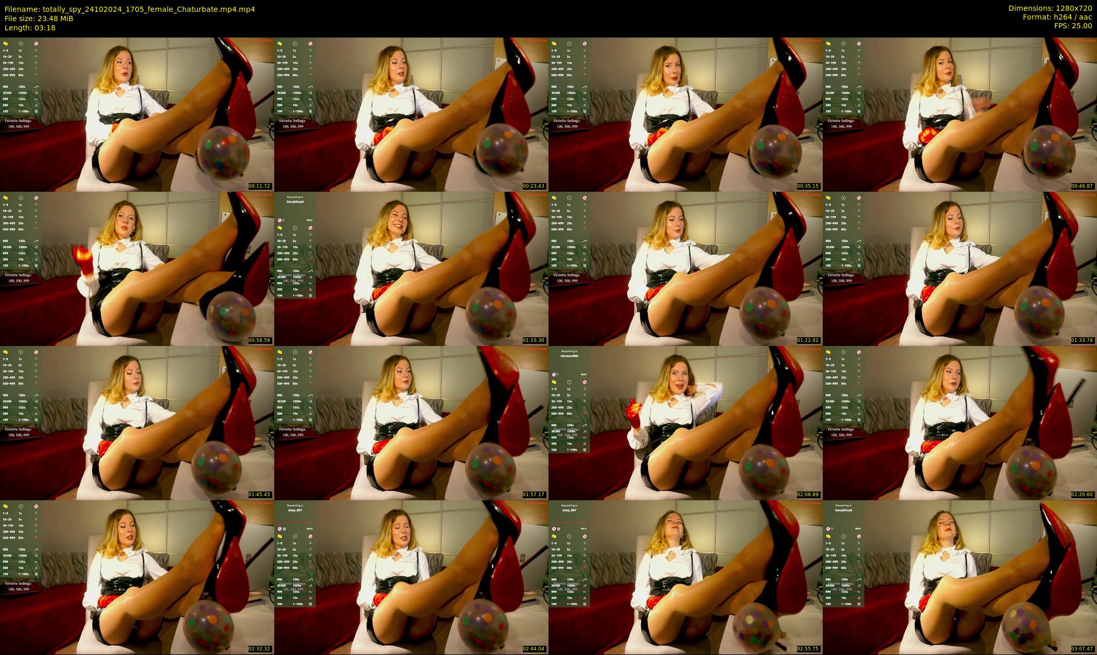 totally_spy — 4 minute Chaturbate female cam show recording, 720p, Oct 24, 2024