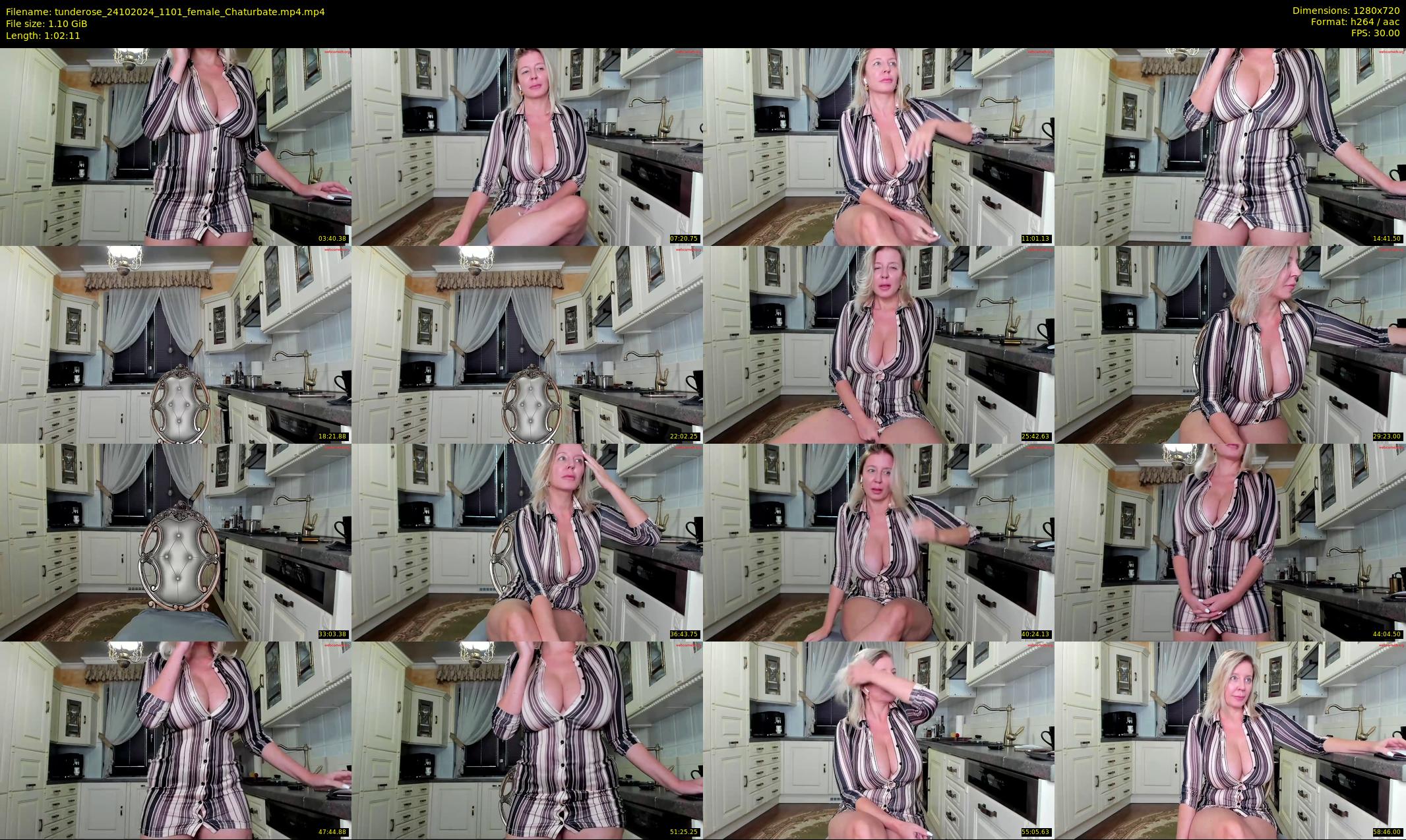 tunderose — 63 minute Chaturbate female cam show recording, 720p, Oct 24, 2024