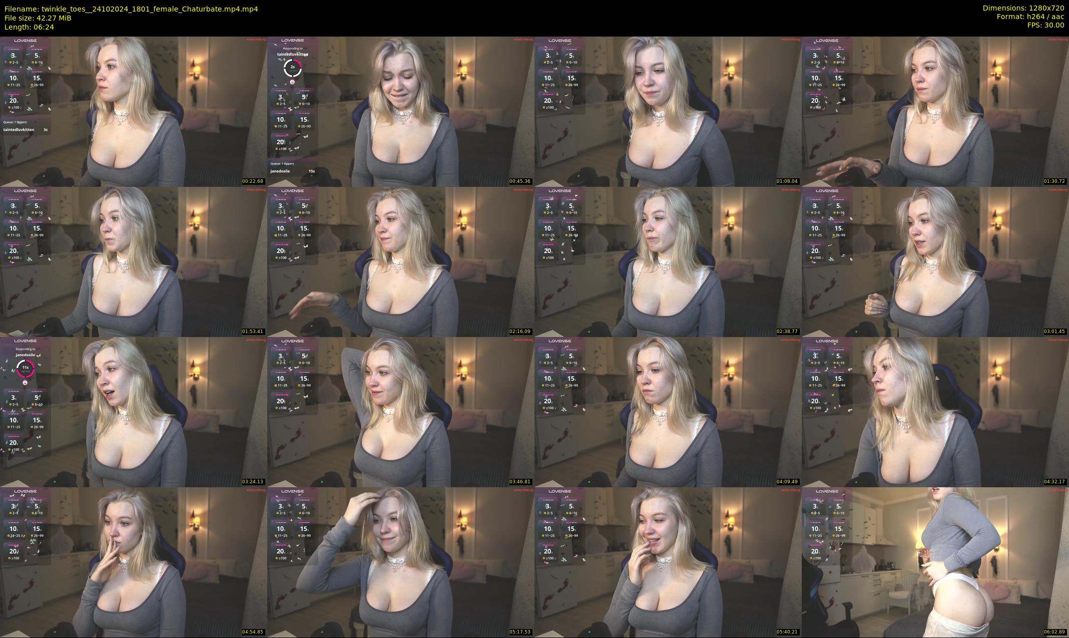 twinkle_toes_ — 7 minute Chaturbate female cam show recording, 720p, Oct 24, 2024