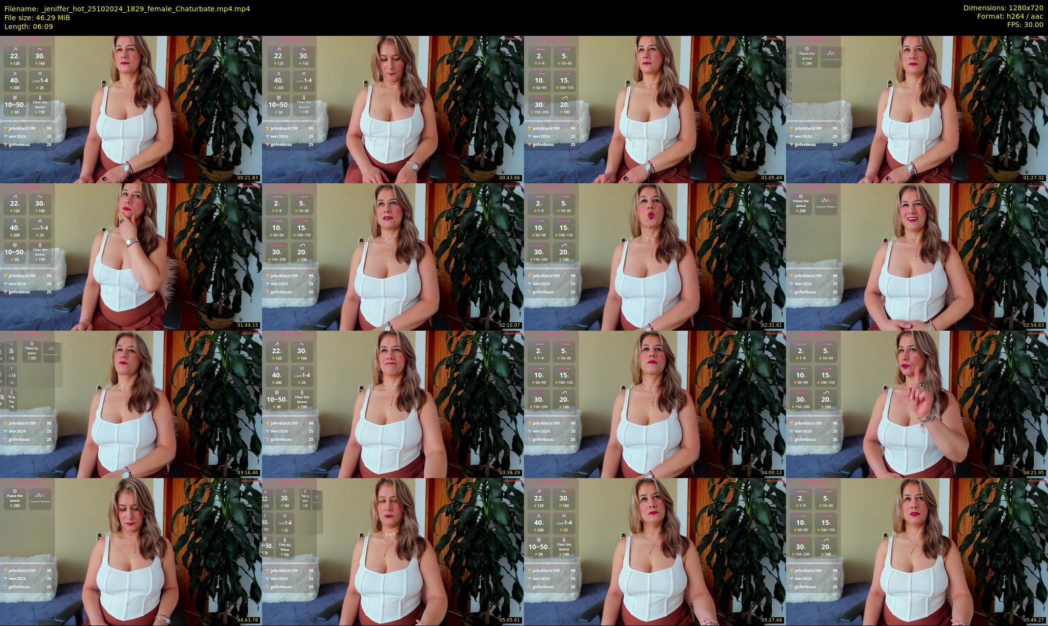 _jeniffer_hot — 7 minute Chaturbate female cam show recording, 720p, Oct 25, 2024