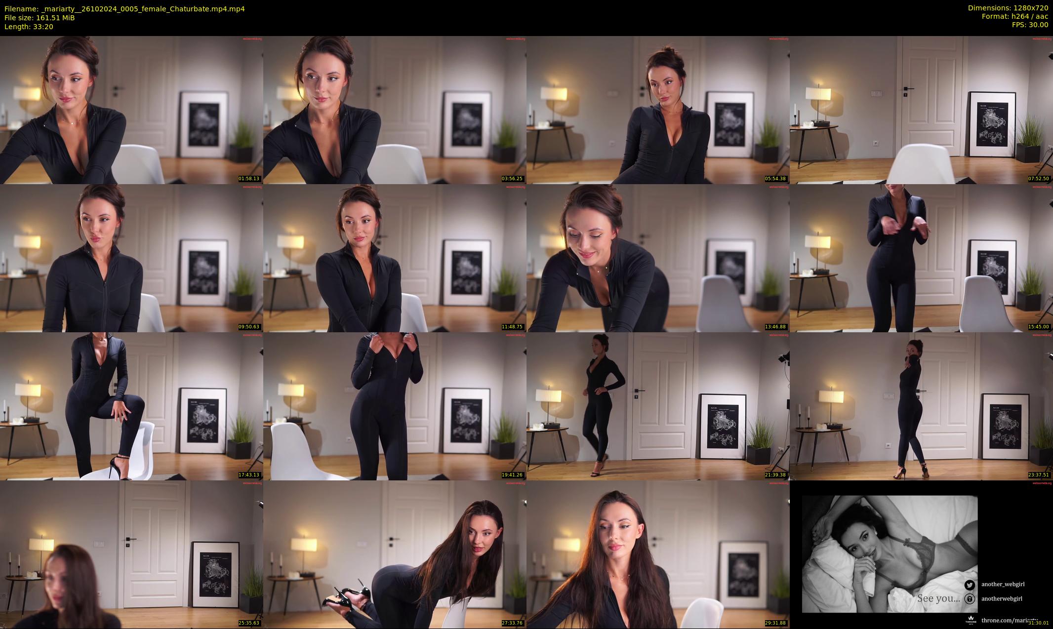 _mariarty_ — 34 minute Chaturbate female cam show recording, 720p, Oct 26, 2024