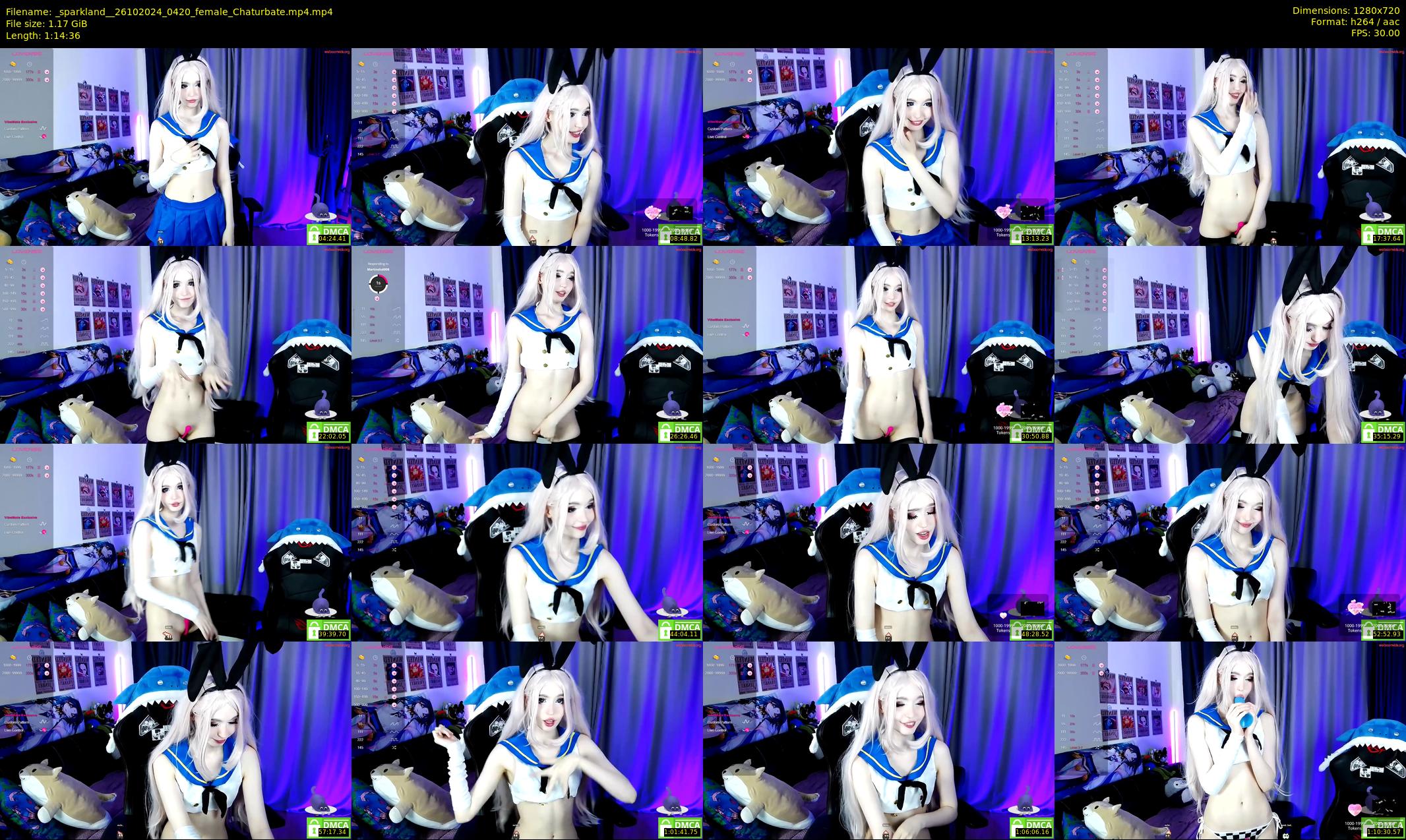 _sparkland_ — 75 minute Chaturbate female cam show recording, 720p, Oct 26, 2024