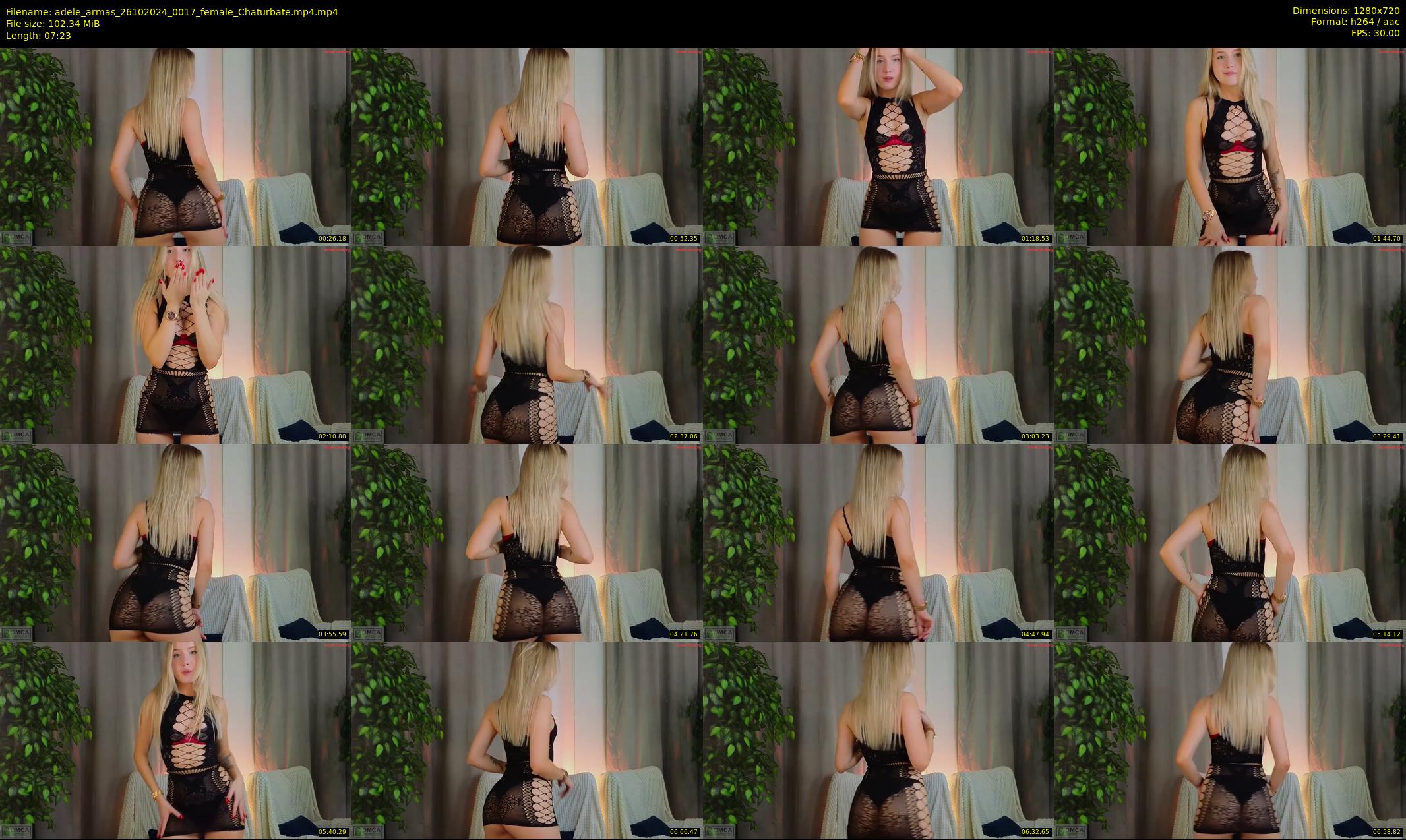 adele_armas — 8 minute Chaturbate female cam show recording, 720p, Oct 26, 2024