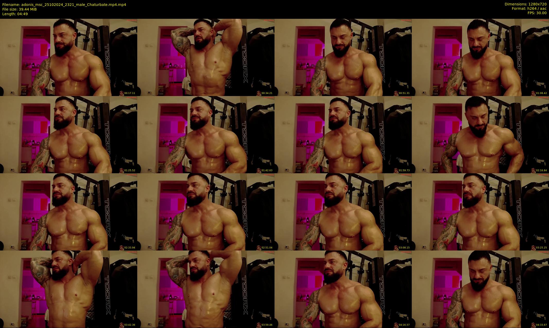 adonis_msc — 5 minute Chaturbate male cam show recording, 720p, Oct 25, 2024