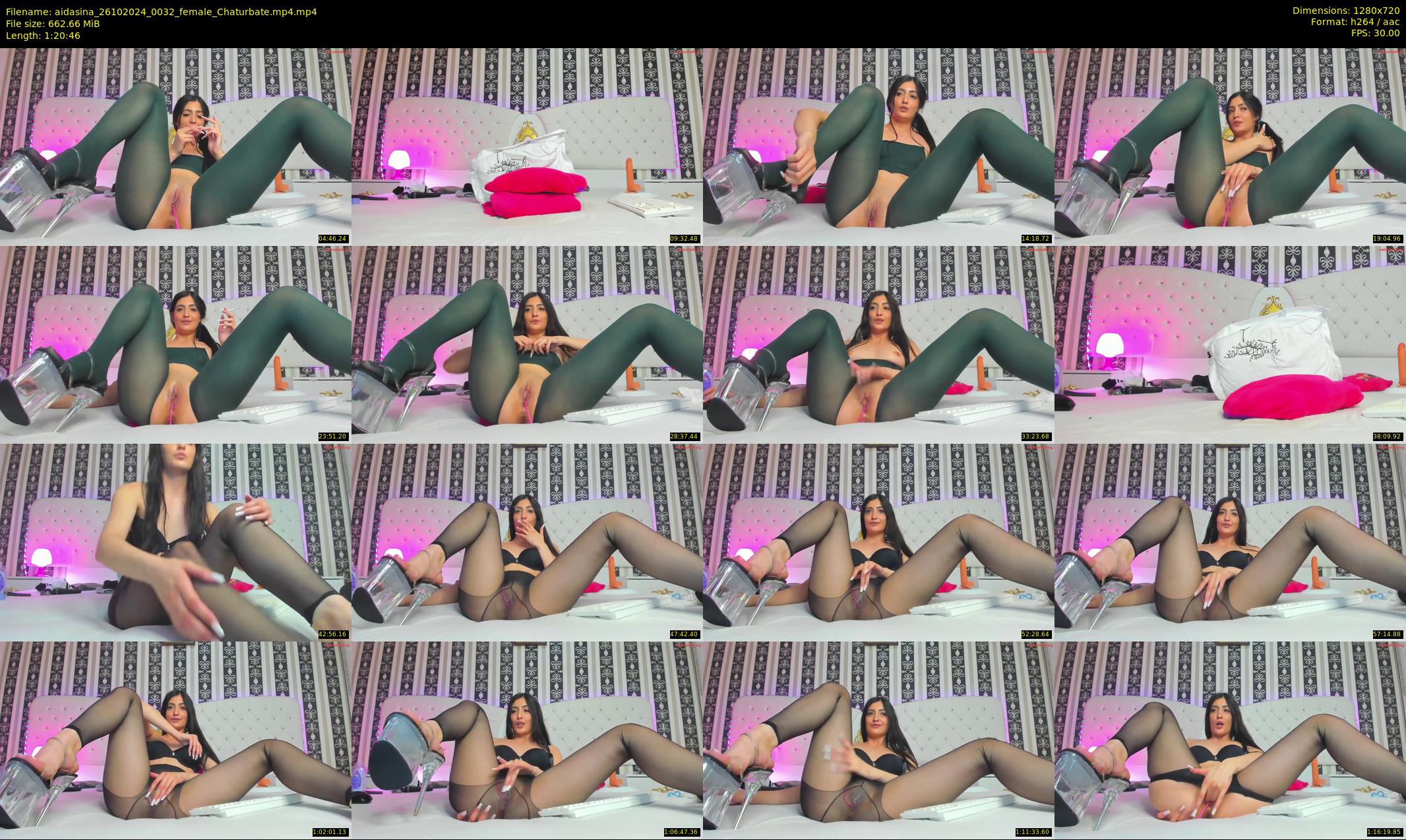aidasina — 81 minute Chaturbate female cam show recording, 720p, Oct 26, 2024