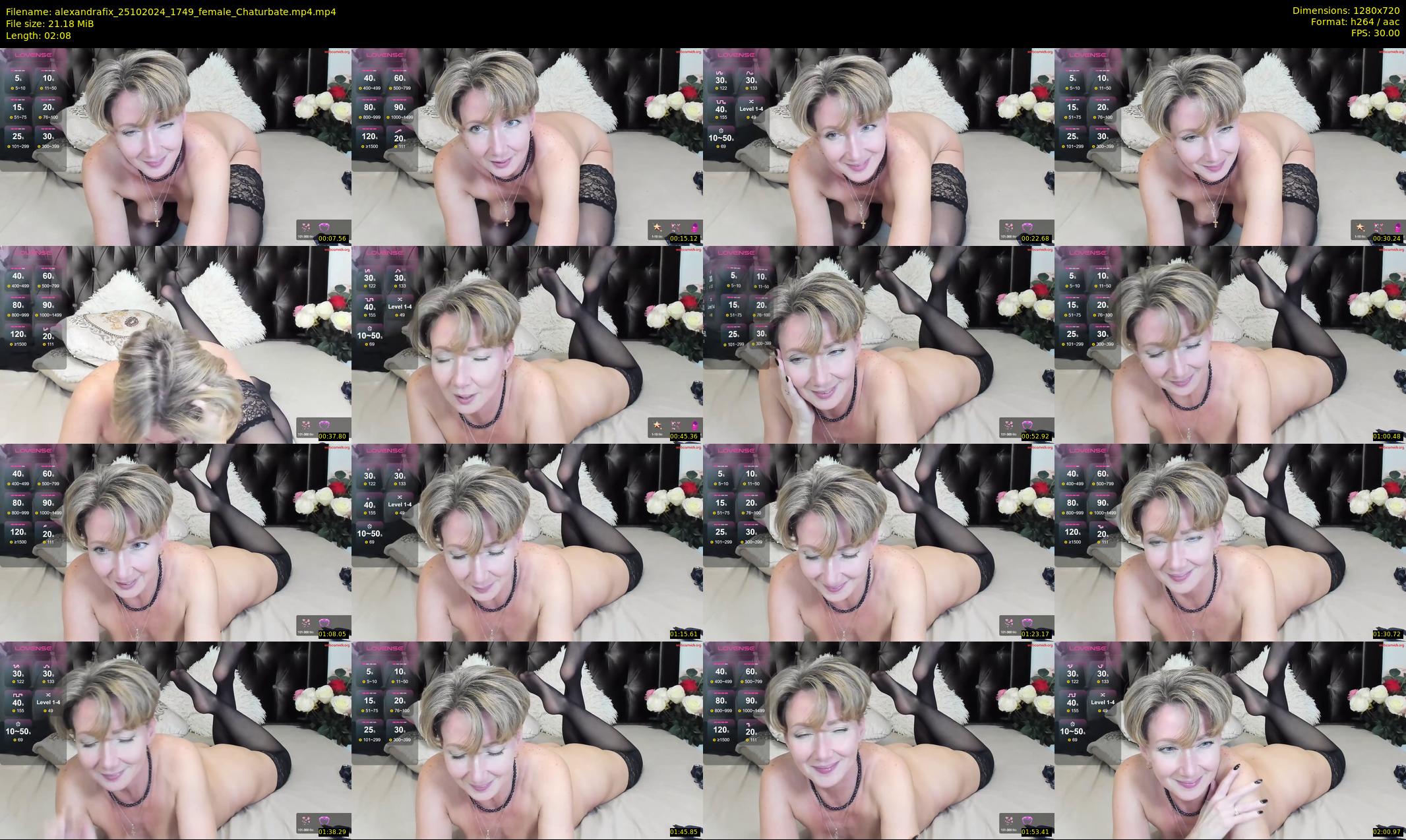 alexandrafix — 3 minute Chaturbate female cam show recording, 720p, Oct 25, 2024