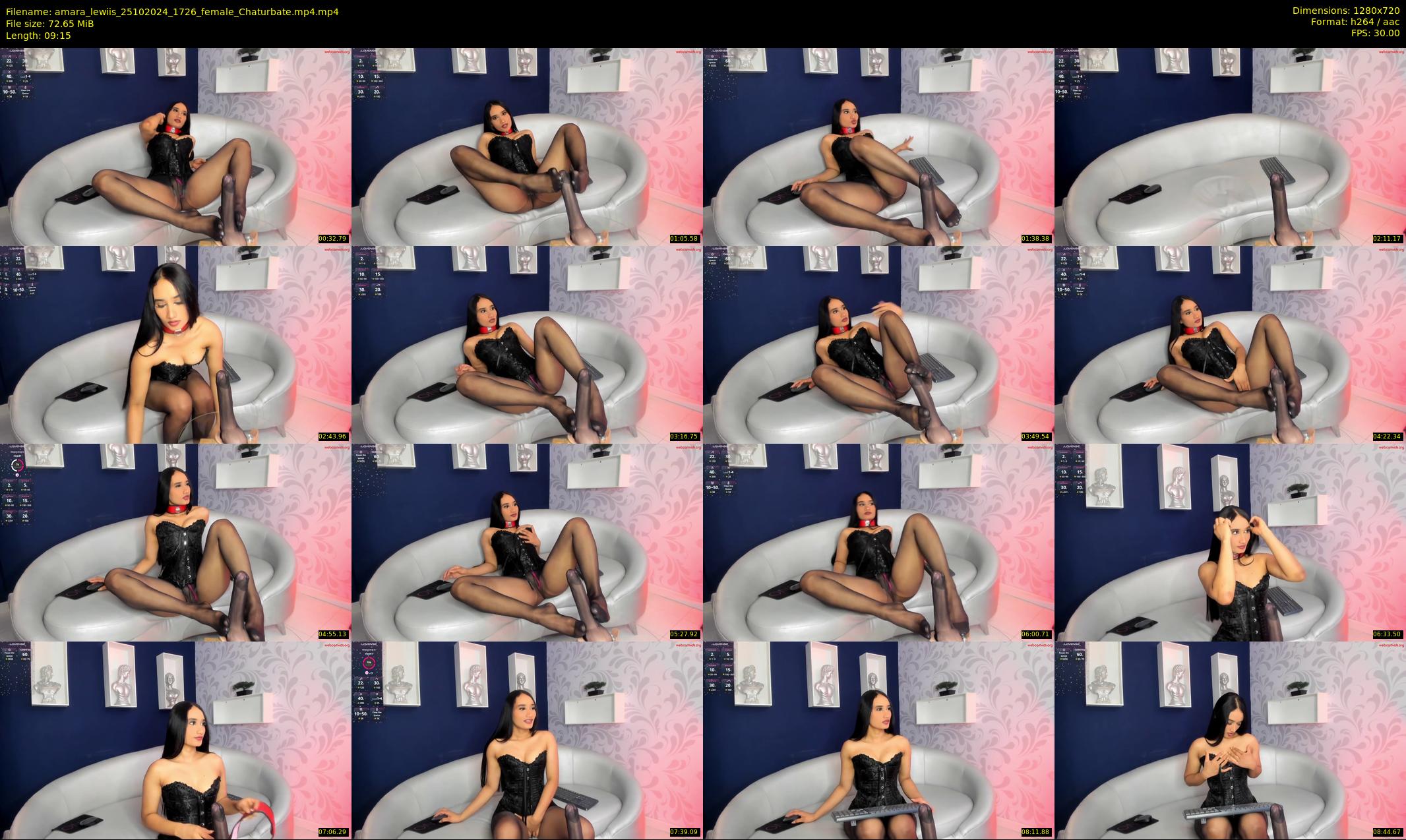 amara_lewiis — 10 minute Chaturbate female cam show recording, 720p, Oct 25, 2024