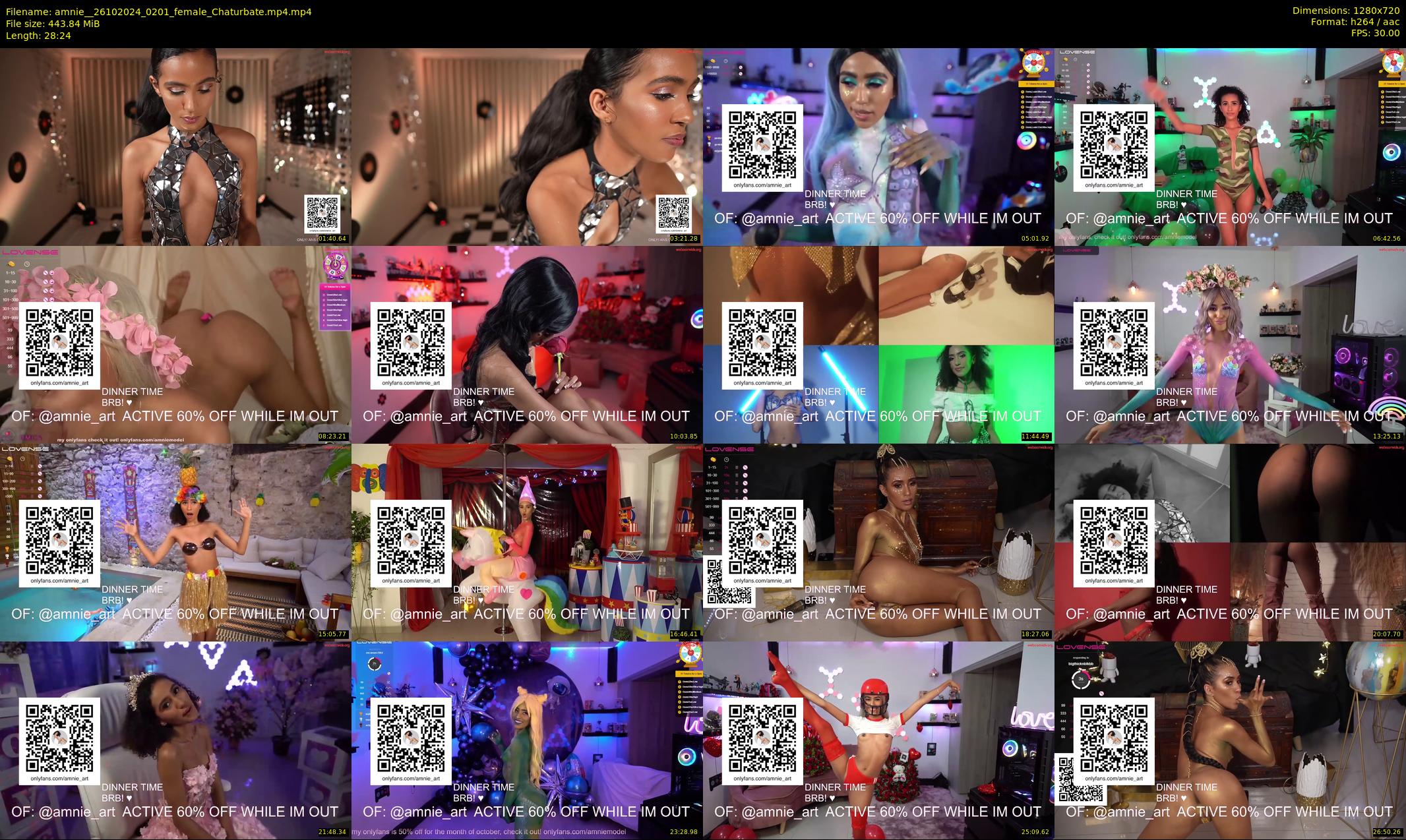 amnie_ — 29 minute Chaturbate female cam show recording, 720p, Oct 26, 2024