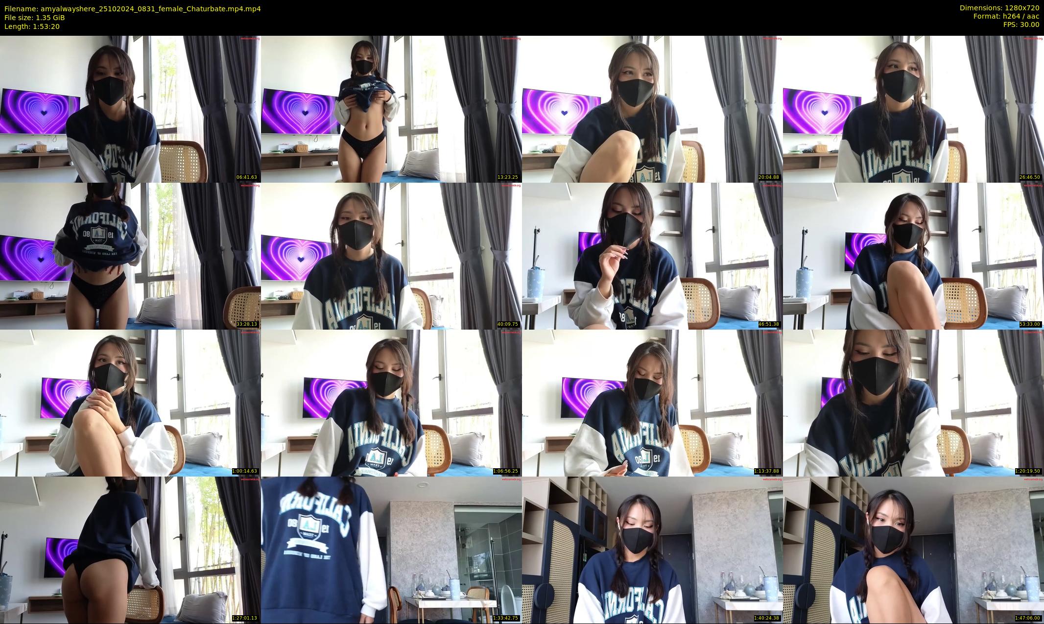 amyalwayshere — 114 minute Chaturbate female cam show recording, 720p, Oct 25, 2024
