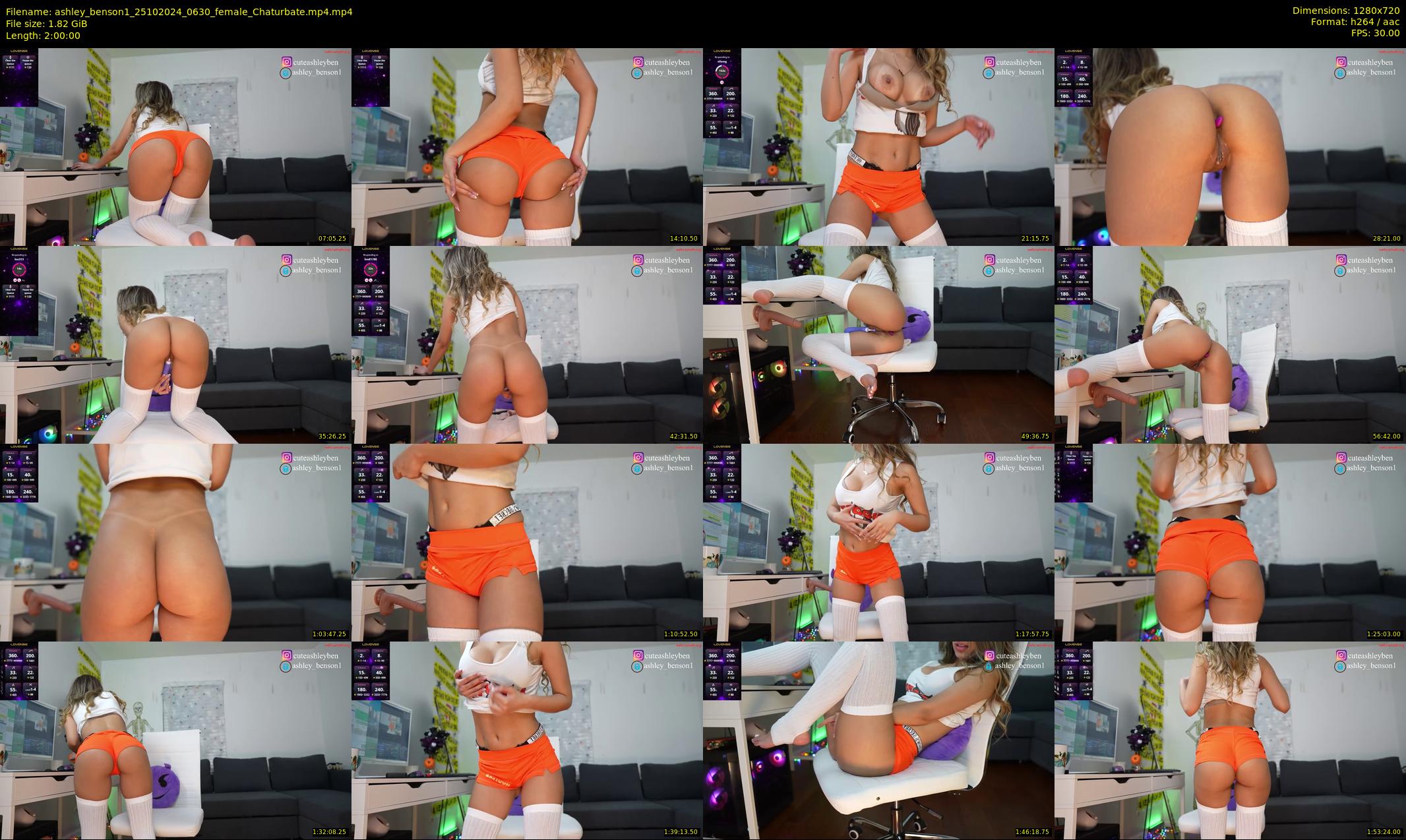 ashley_benson1 — 120 minute Chaturbate female cam show recording, 720p, Oct 25, 2024