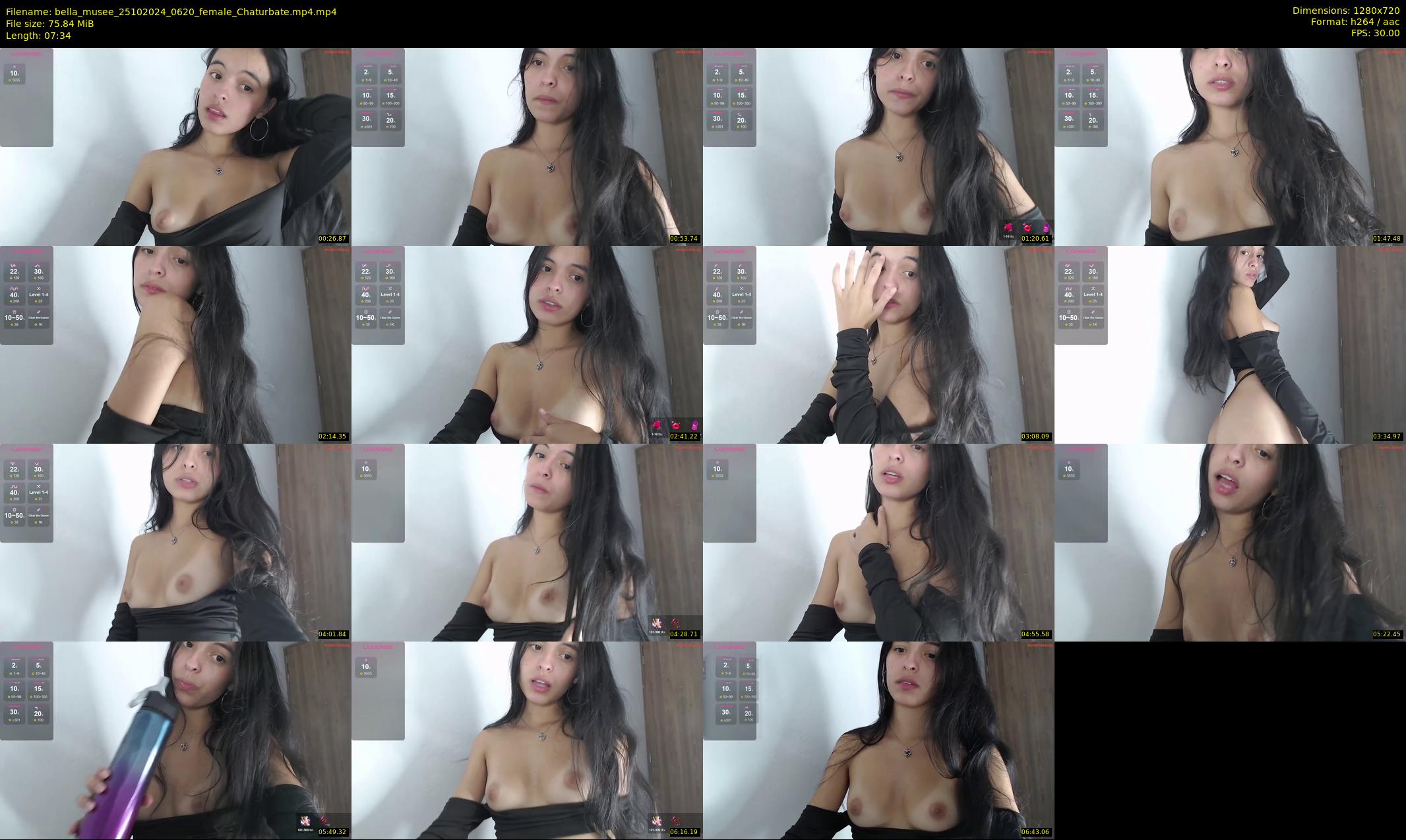 bella_musee — 8 minute Chaturbate female cam show recording, 720p, Oct 25, 2024