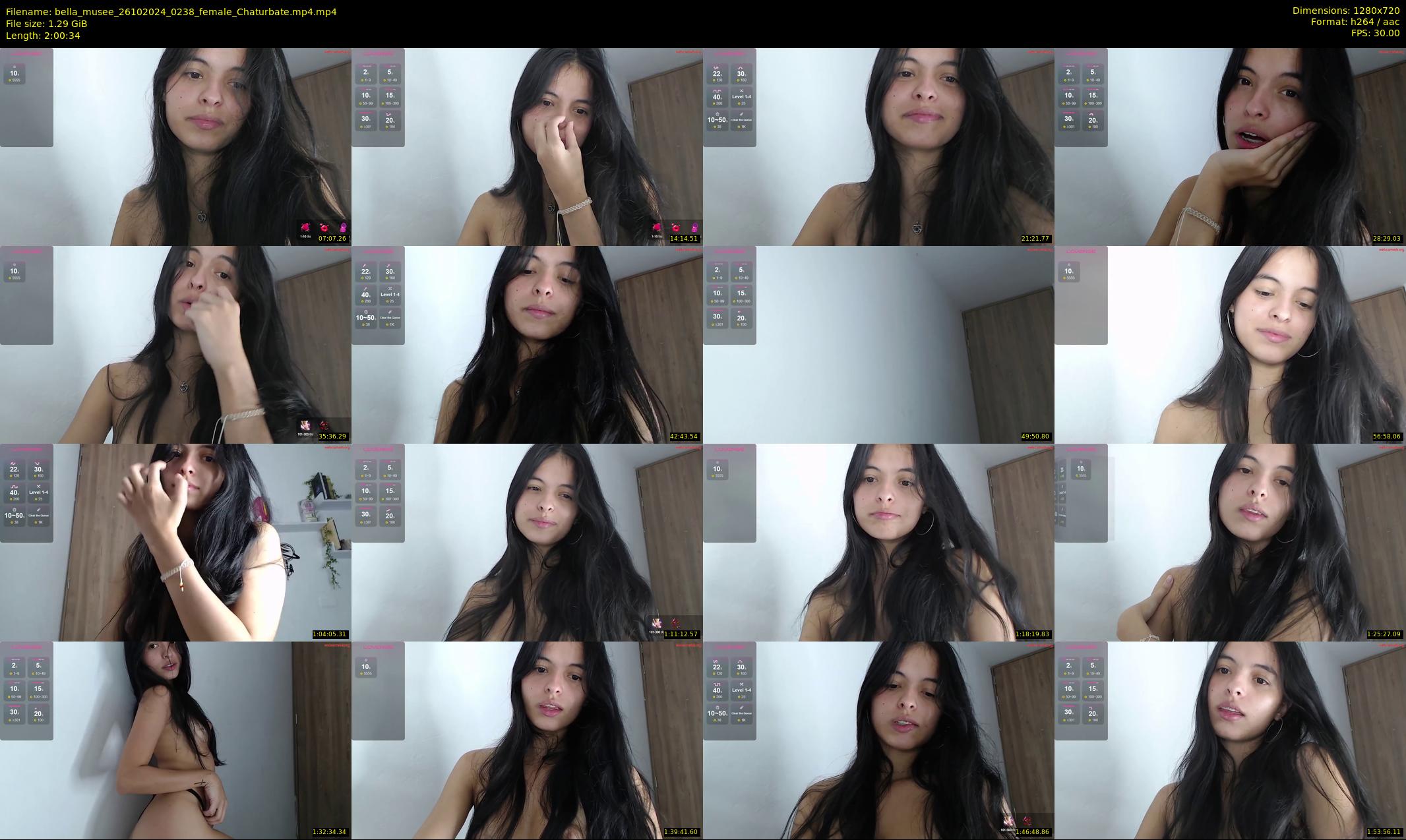bella_musee — 121 minute Chaturbate female cam show recording, 720p, Oct 26, 2024
