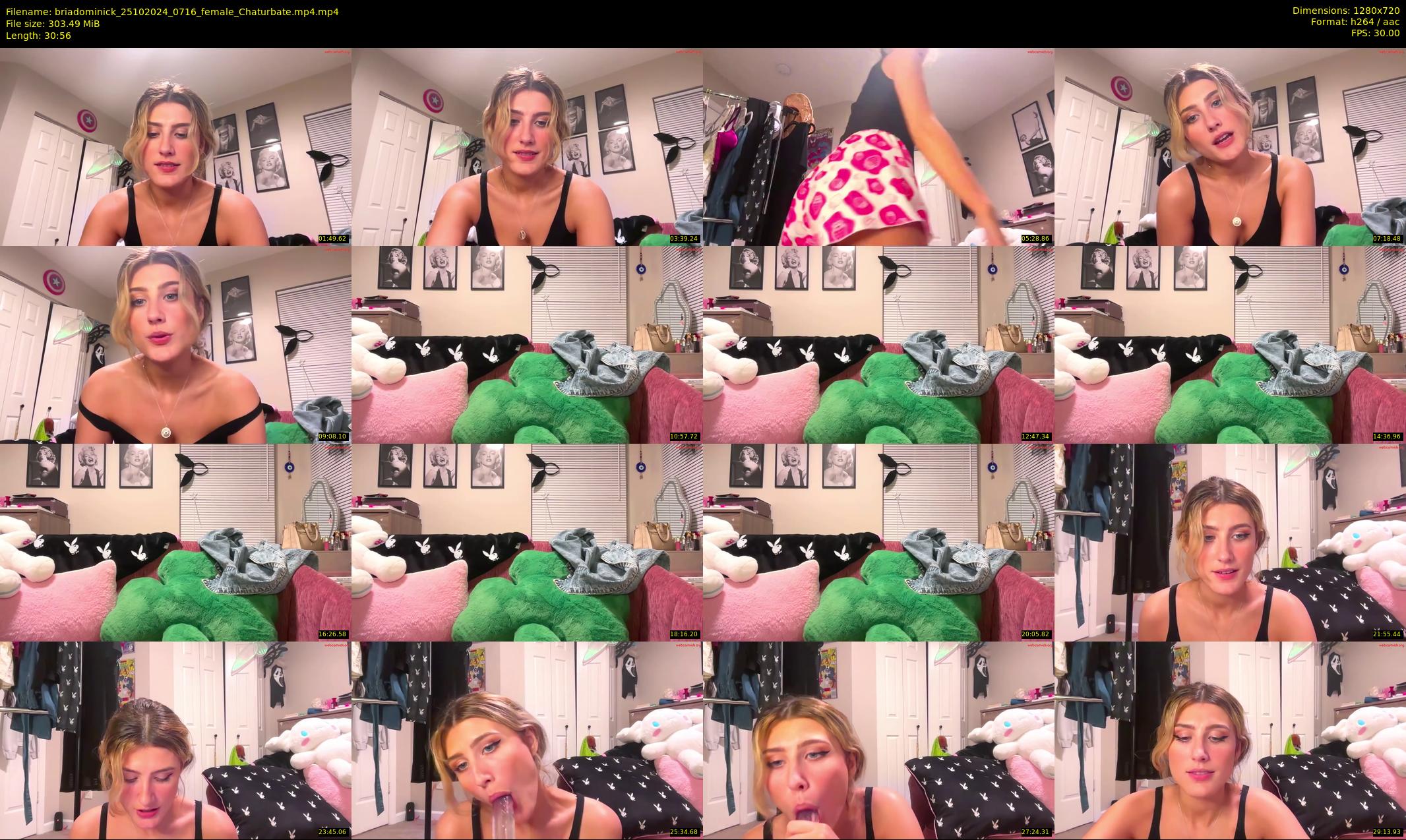 briadominick — 31 minute Chaturbate couple cam show recording, 720p, Oct 25, 2024
