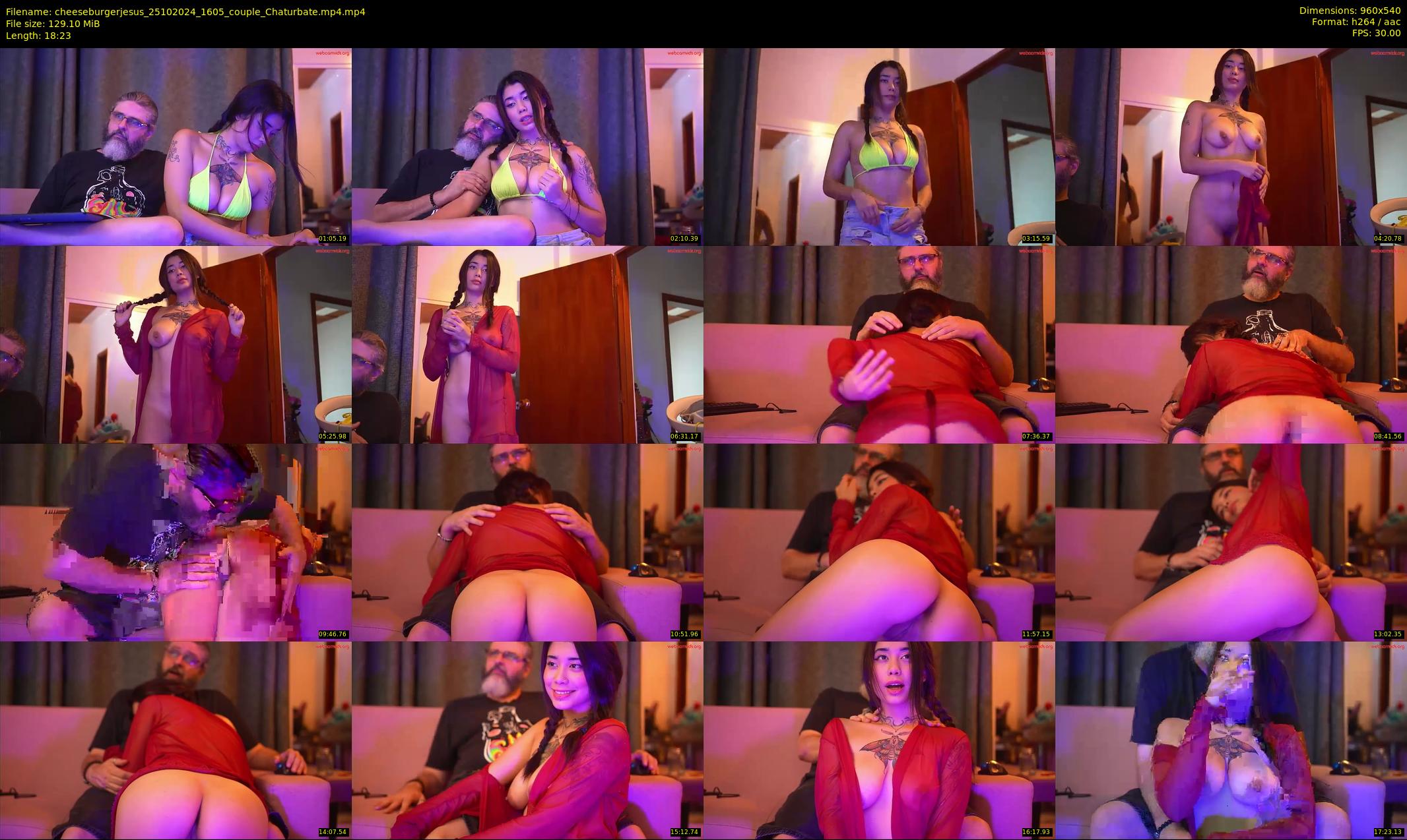 cheeseburgerjesus — 19 minute Chaturbate couple cam show recording, 480p, Oct 25, 2024