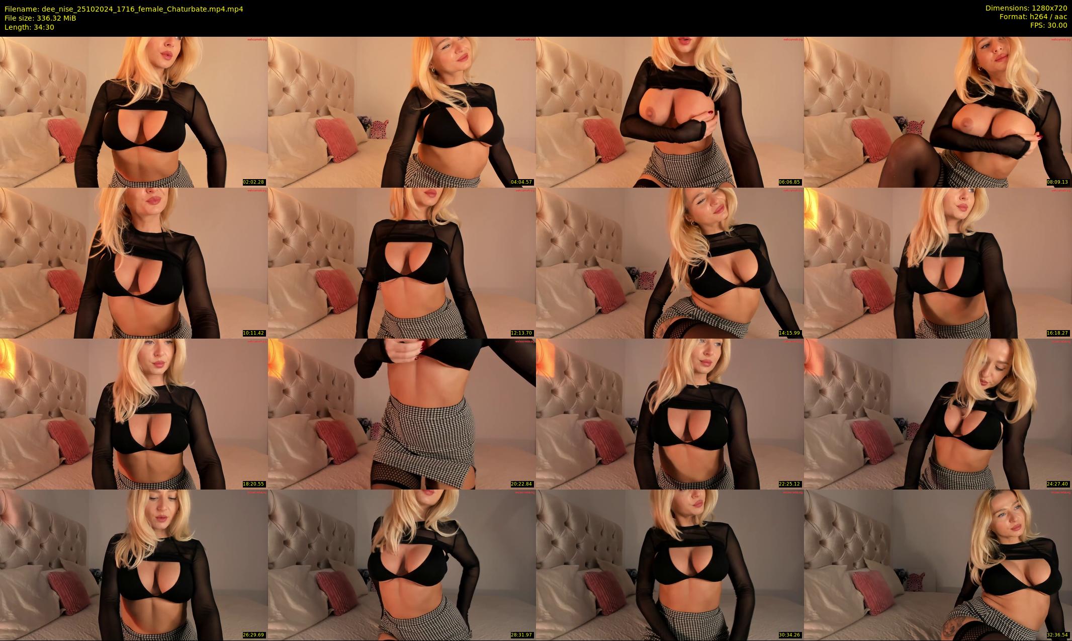 dee_nise — 35 minute Chaturbate female cam show recording, 720p, Oct 25, 2024