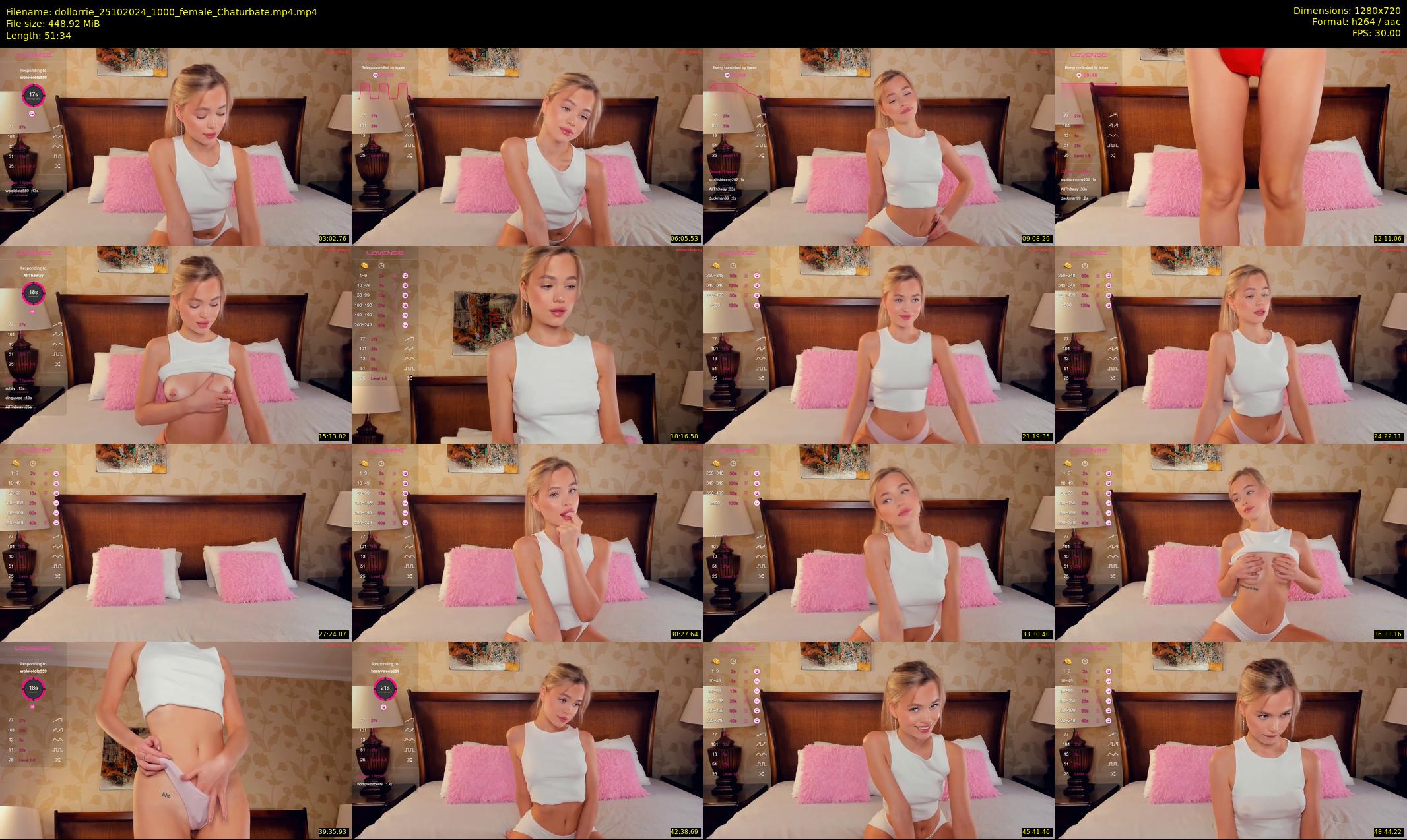 dollorrie — 52 minute Chaturbate couple cam show recording, 720p, Oct 25, 2024