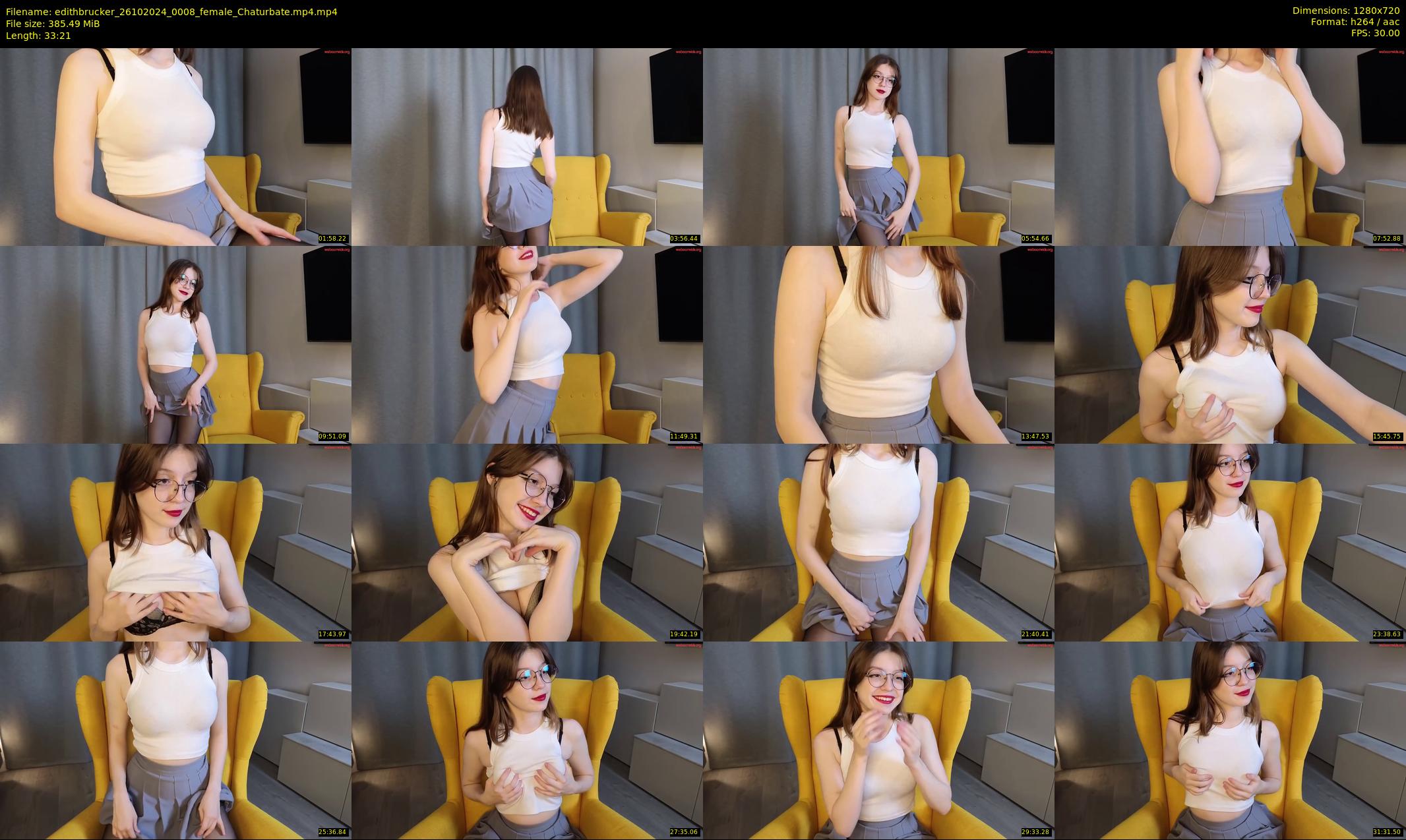 edithbrucker — 34 minute Chaturbate female cam show recording, 720p, Oct 26, 2024