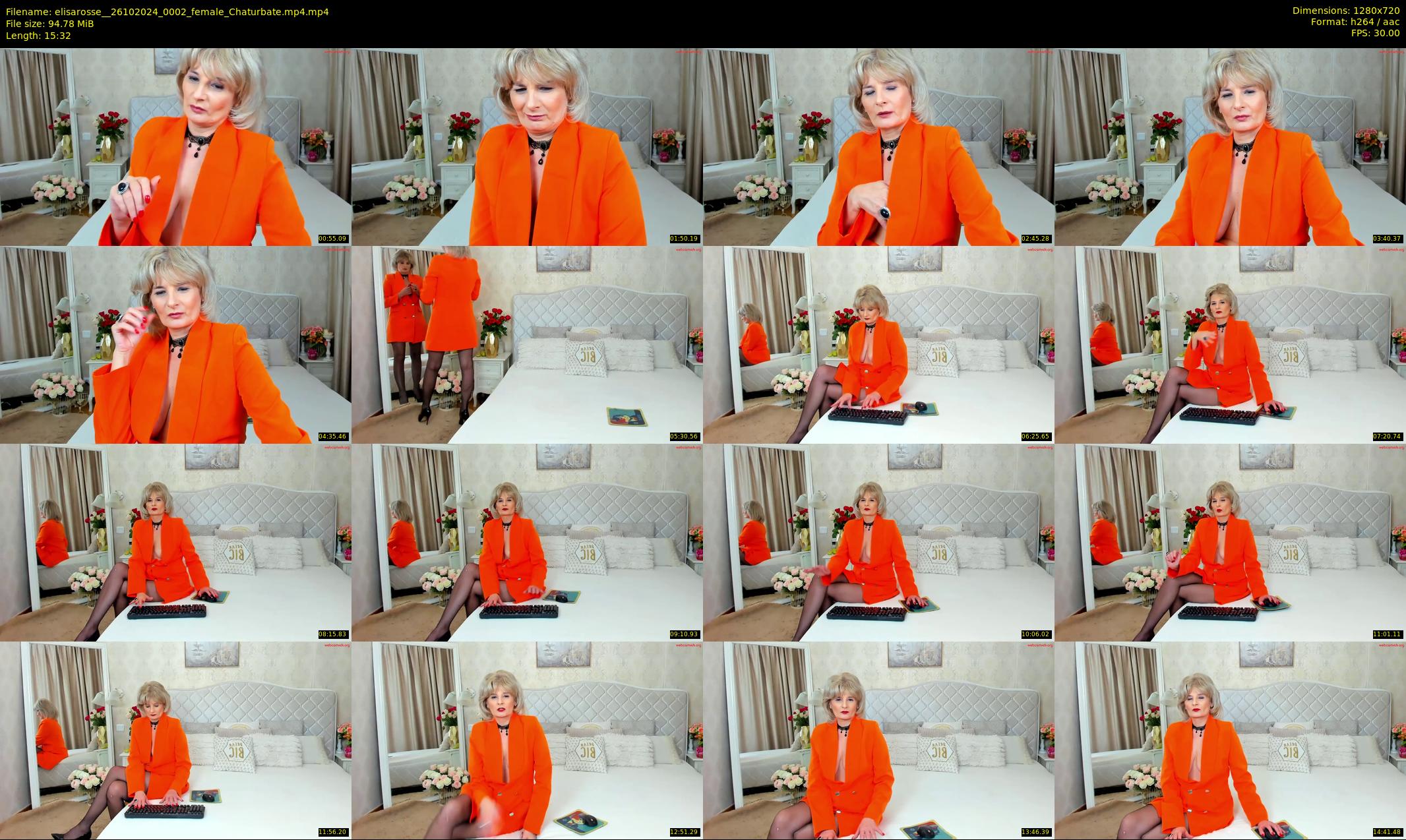 elisarosse_ — 16 minute Chaturbate female cam show recording, 720p, Oct 26, 2024