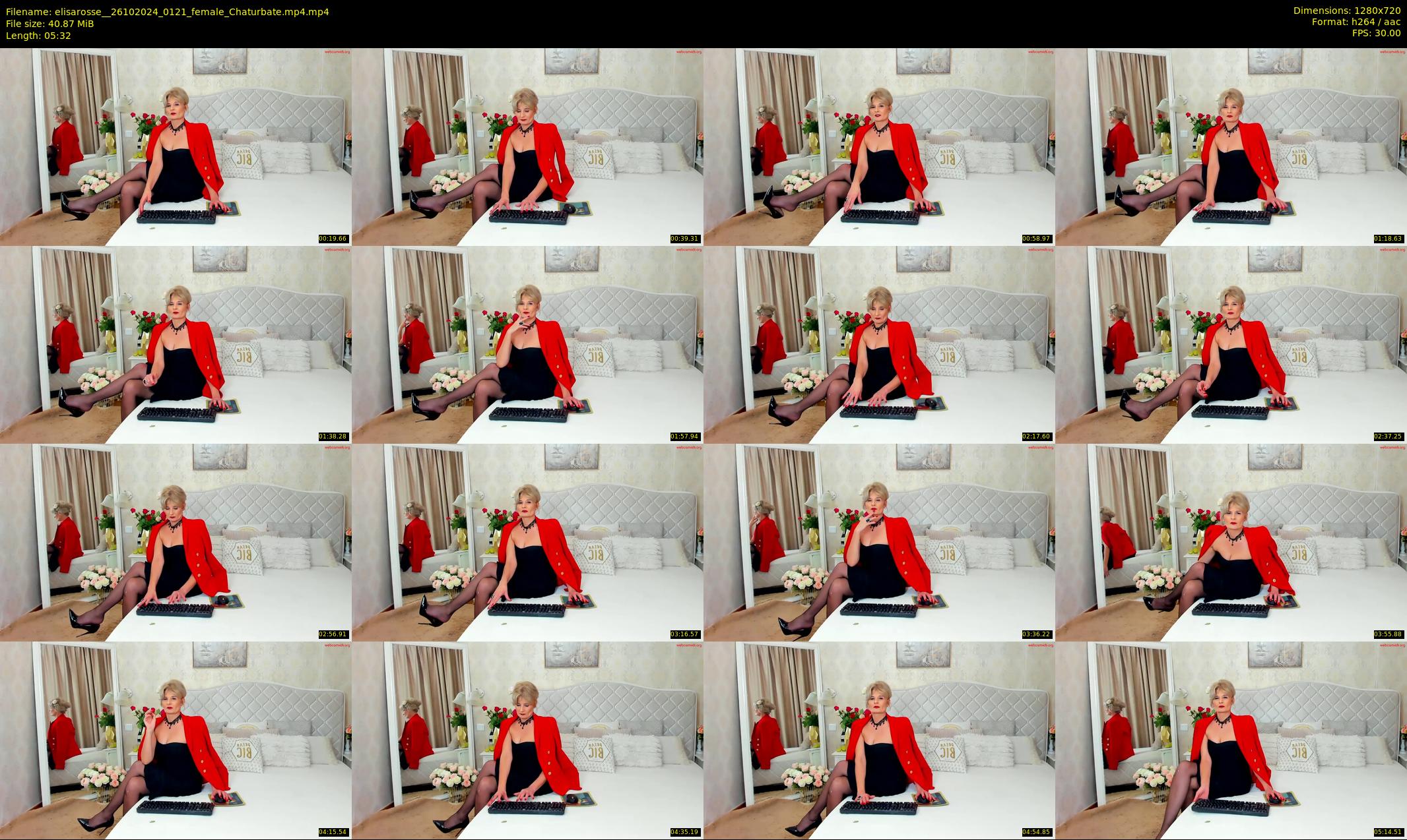 elisarosse_ — 6 minute Chaturbate female cam show recording, 720p, Oct 26, 2024