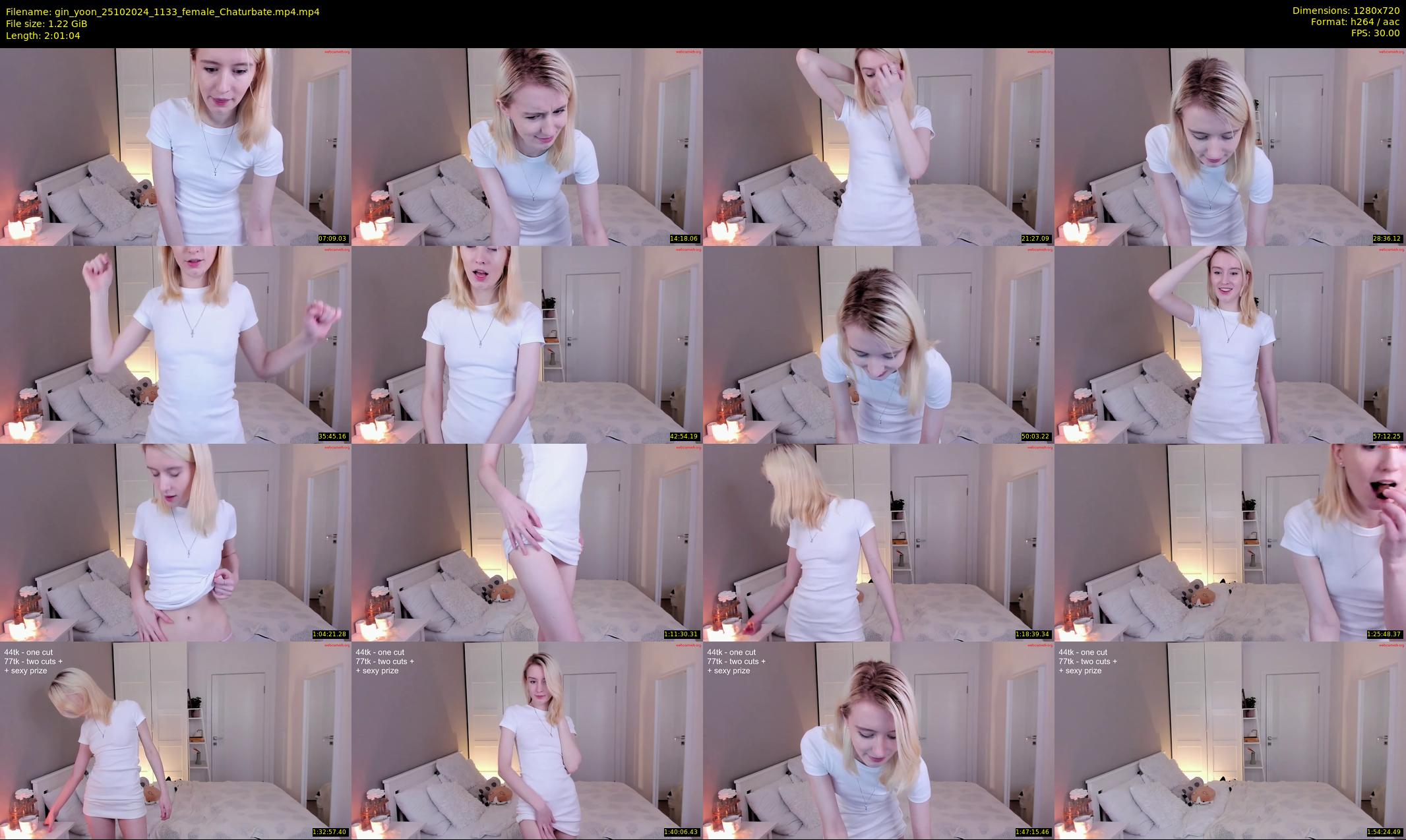 gin_yoon — 122 minute Chaturbate female cam show recording, 720p, Oct 25, 2024