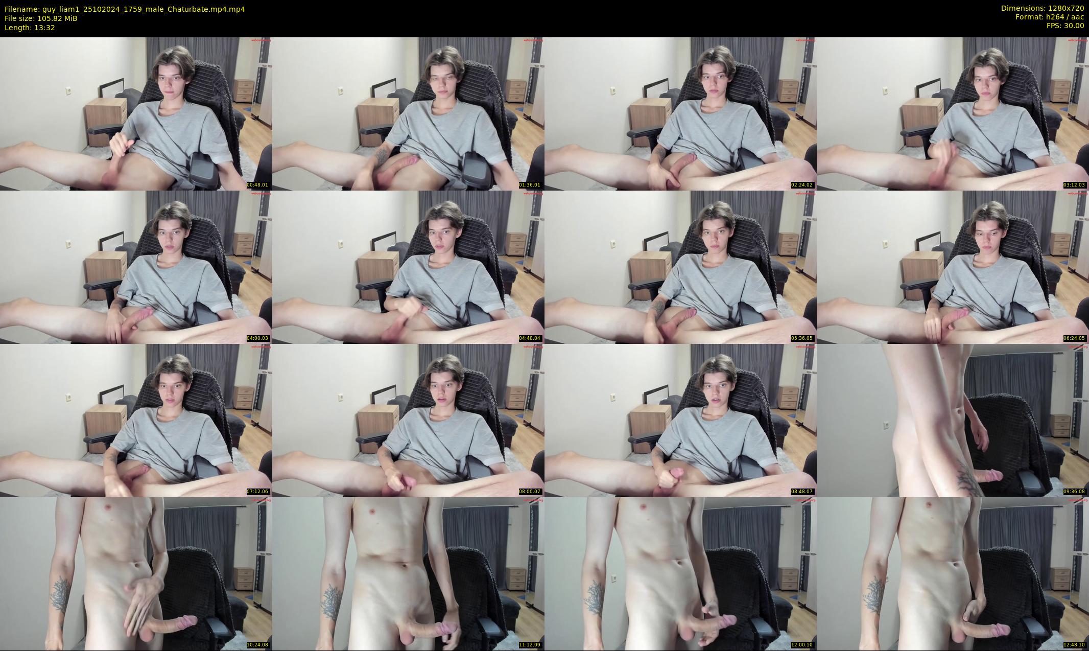 guy_liam1 — 14 minute Chaturbate male cam show recording, 720p, Oct 25, 2024