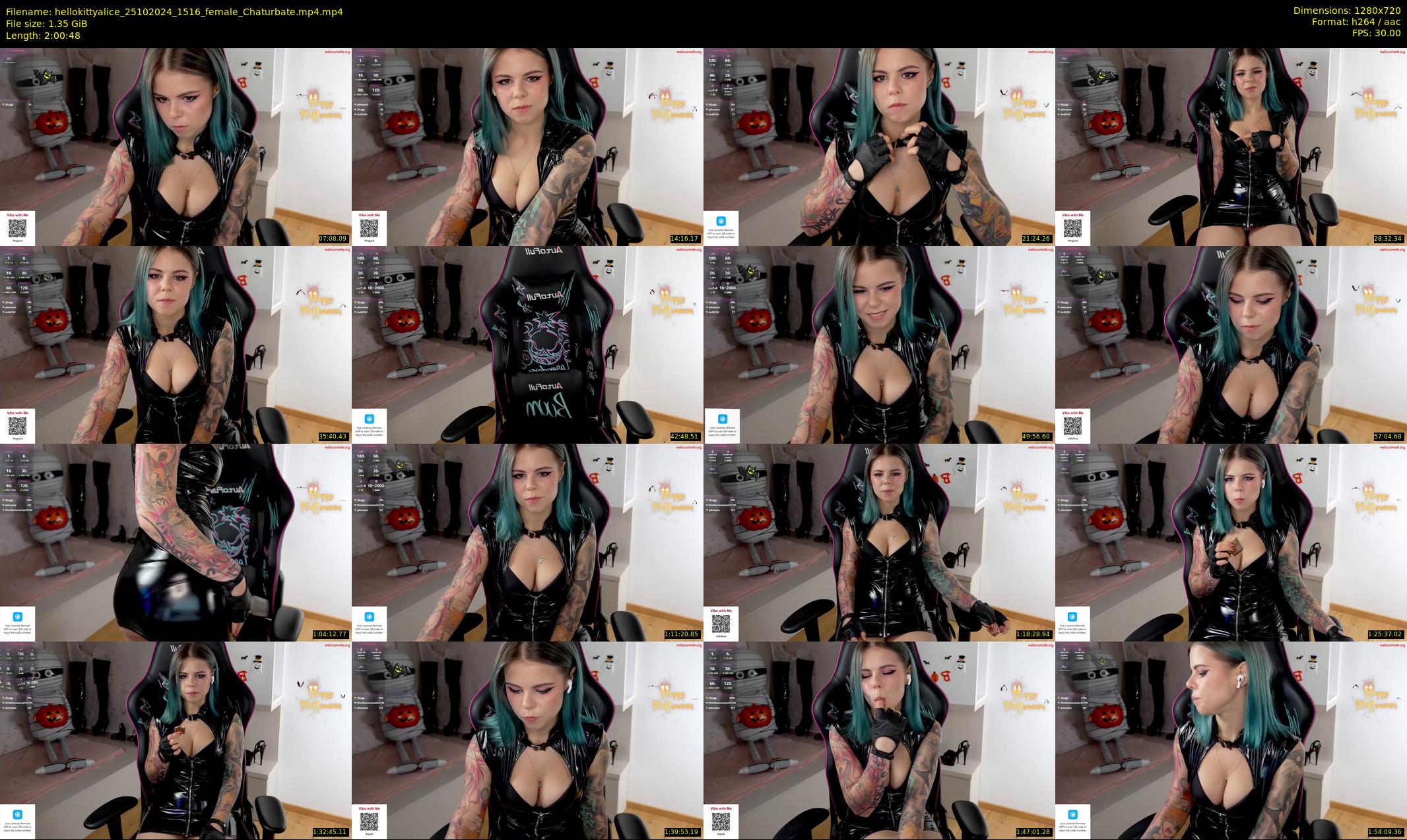 hellokittyalice — 121 minute Chaturbate female cam show recording, 720p, Oct 25, 2024