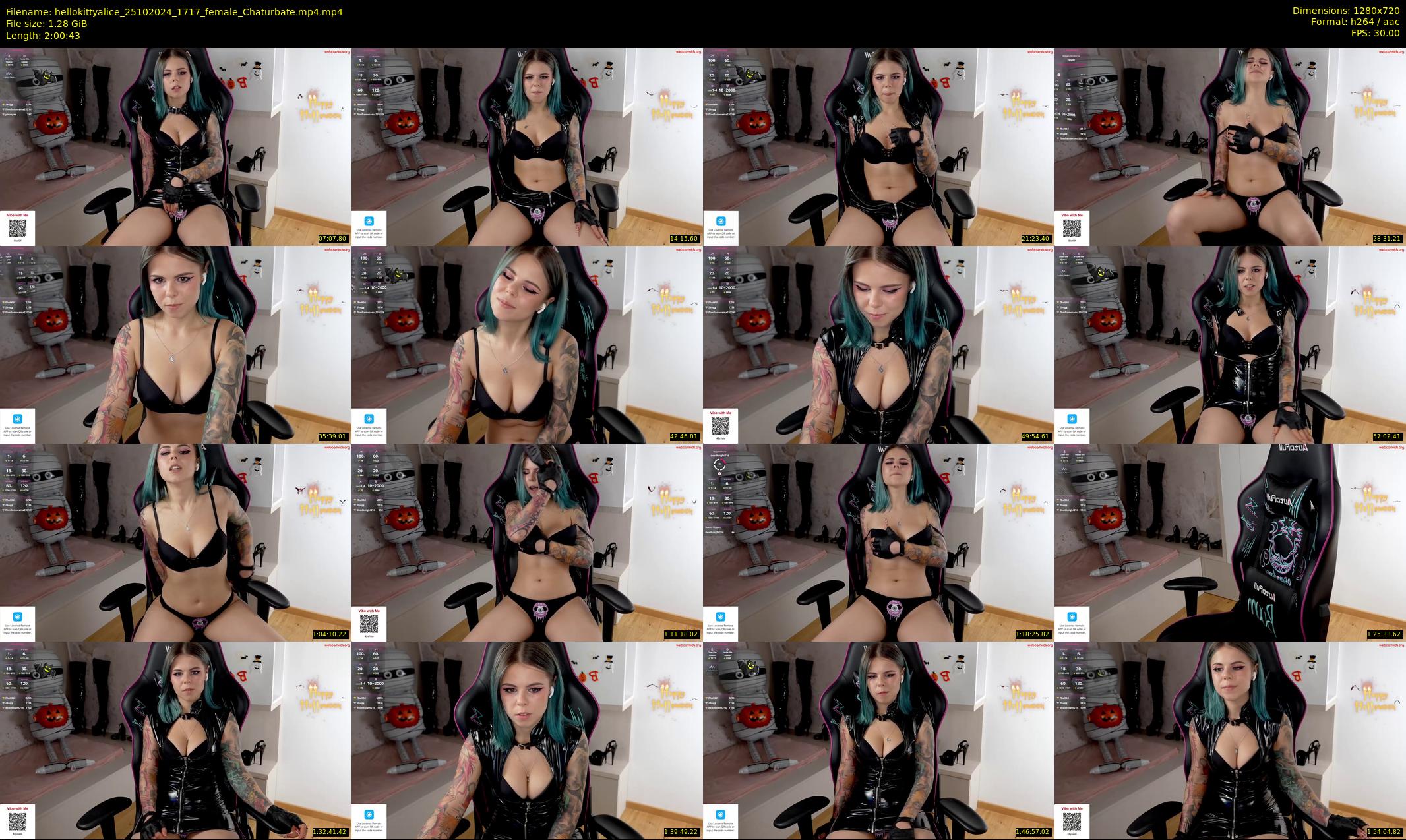 hellokittyalice — 121 minute Chaturbate female cam show recording, 720p, Oct 25, 2024