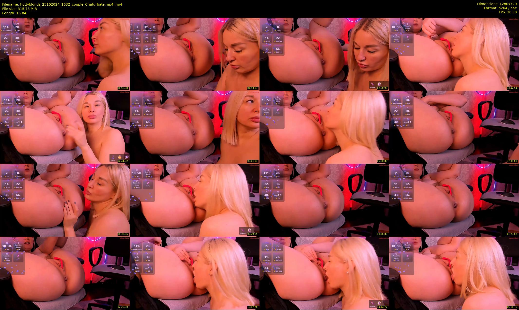 hottyblonds — 17 minute Chaturbate couple cam show recording, 720p, Oct 25, 2024