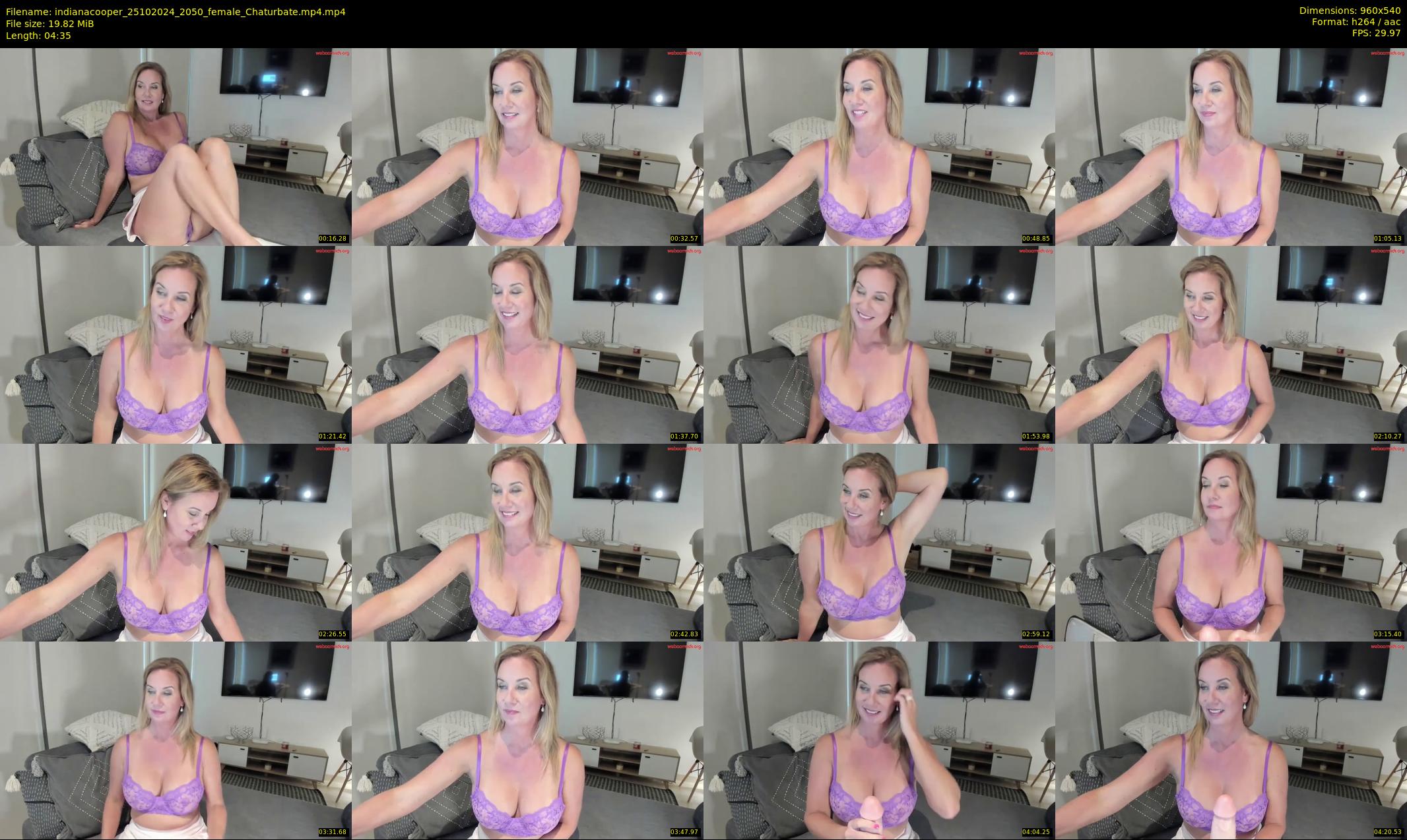 indianacooper — 5 minute Chaturbate female cam show recording, 480p, Oct 25, 2024