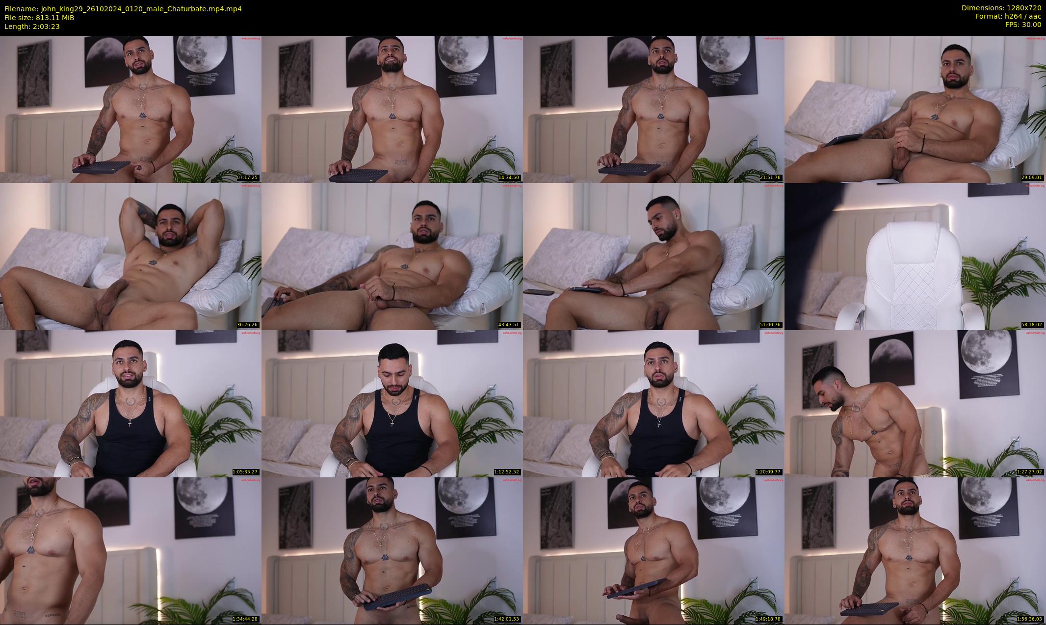 john_king29 — 124 minute Chaturbate male cam show recording, 720p, Oct 26, 2024