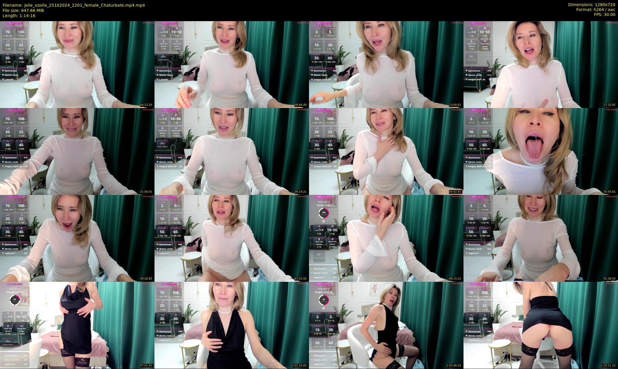 jolie_ozolla — 75 minute Chaturbate female cam show recording, 720p, Oct 25, 2024