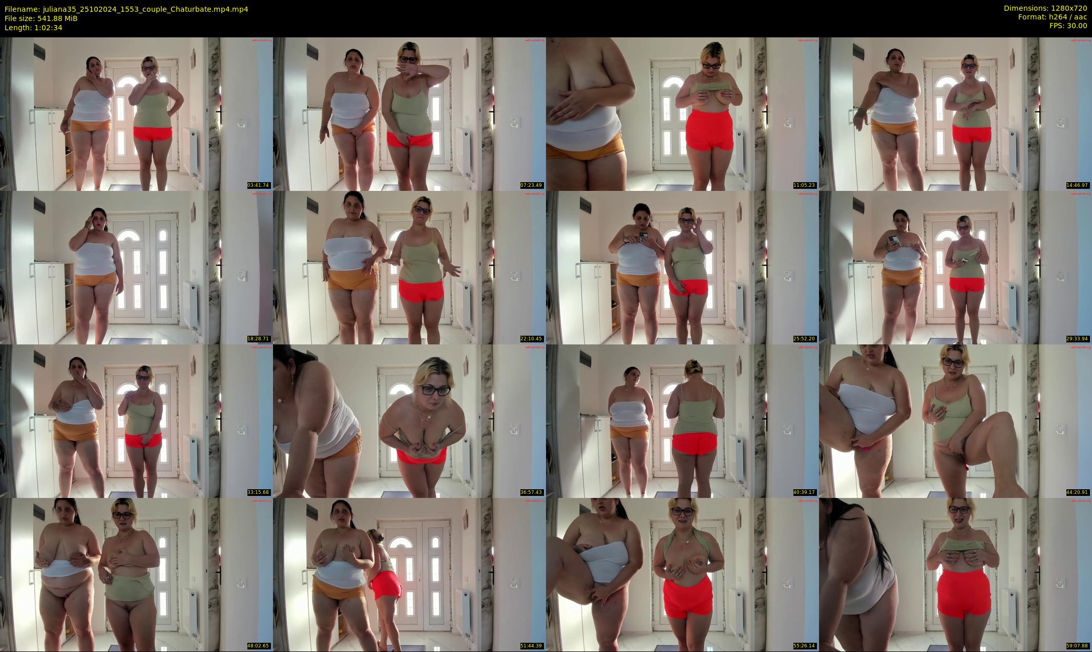 juliana35 — 63 minute Chaturbate couple cam show recording, 720p, Oct 25, 2024