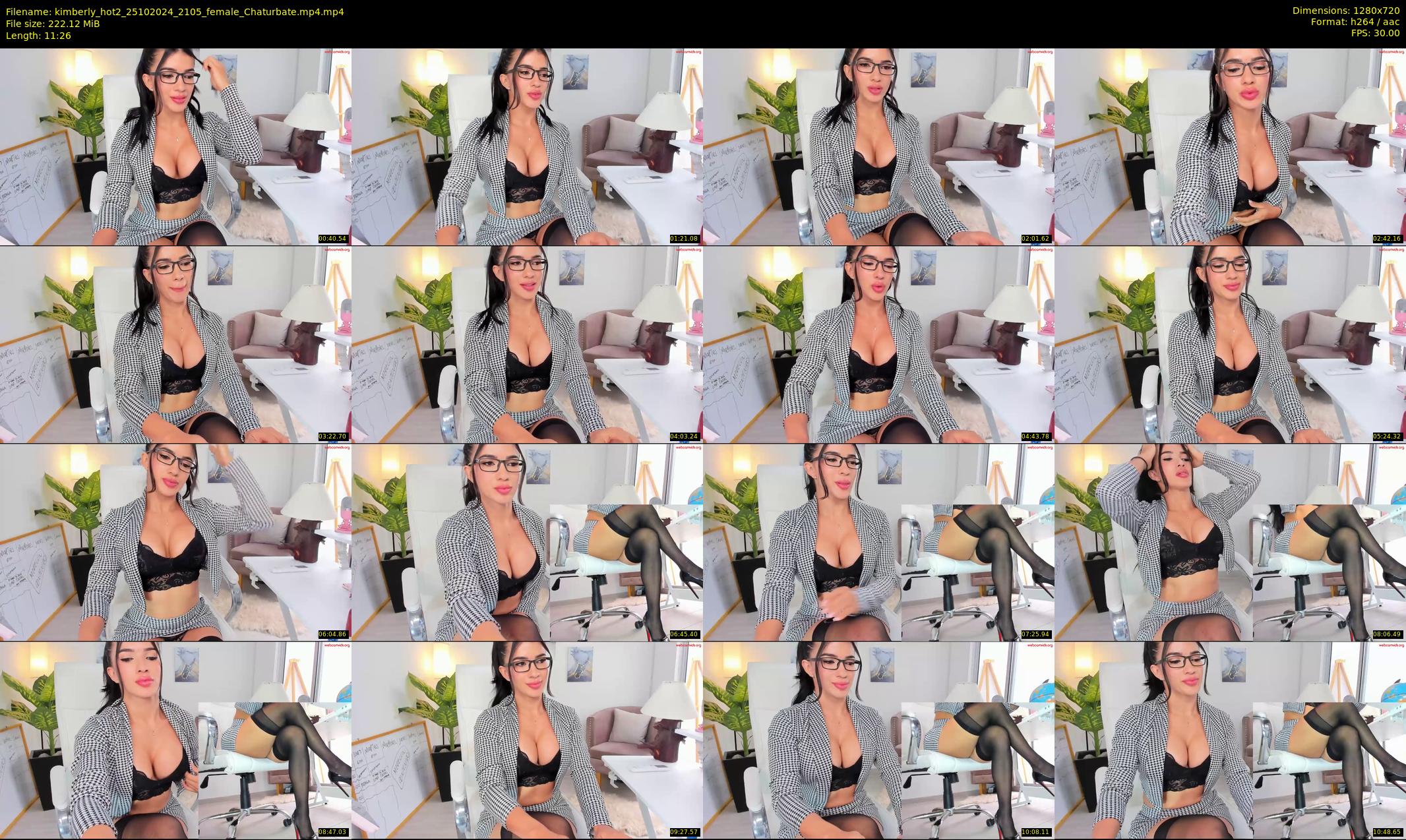 kimberly_hot2 — 12 minute Chaturbate female cam show recording, 720p, Oct 25, 2024