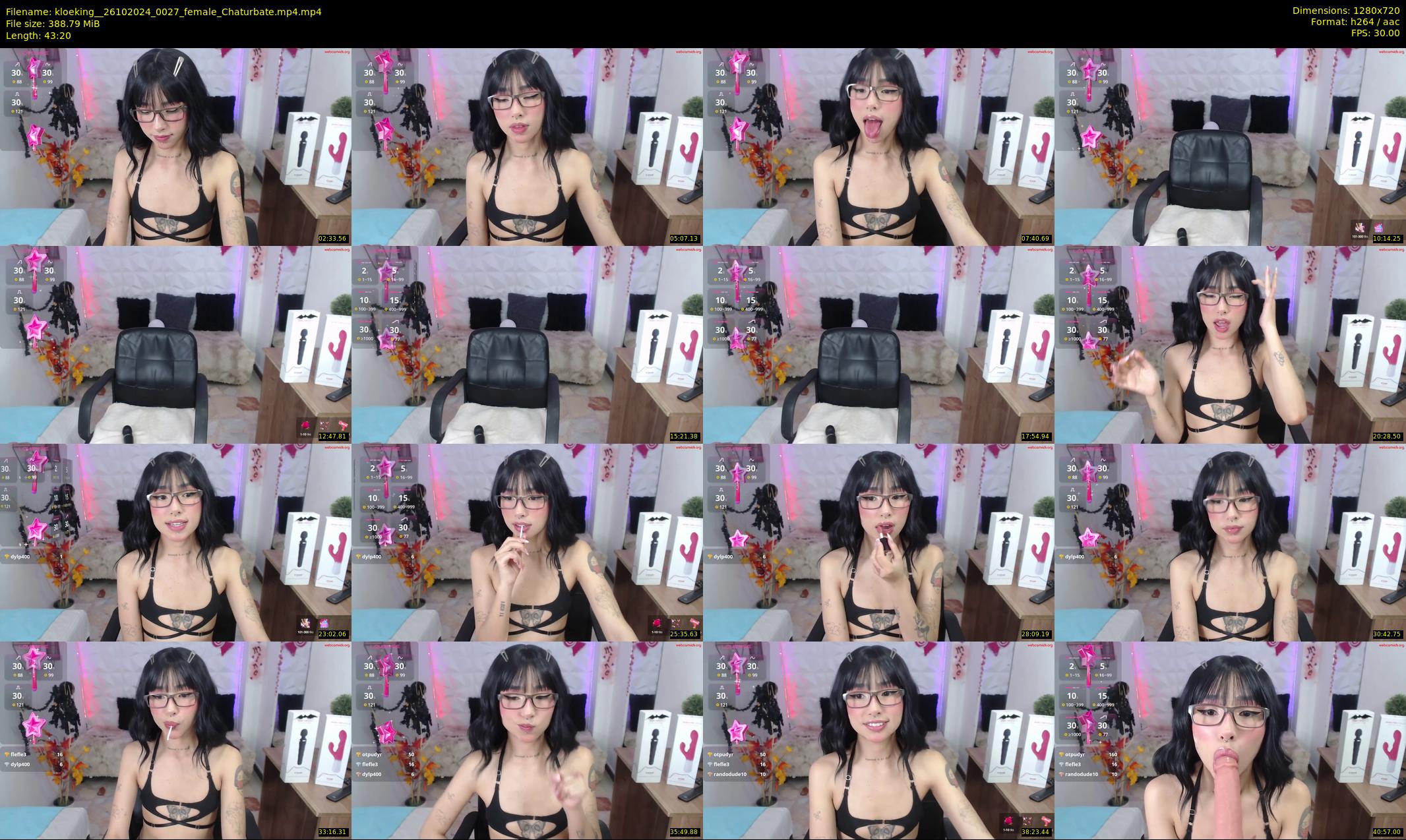 kloeking_ — 44 minute Chaturbate female cam show recording, 720p, Oct 26, 2024