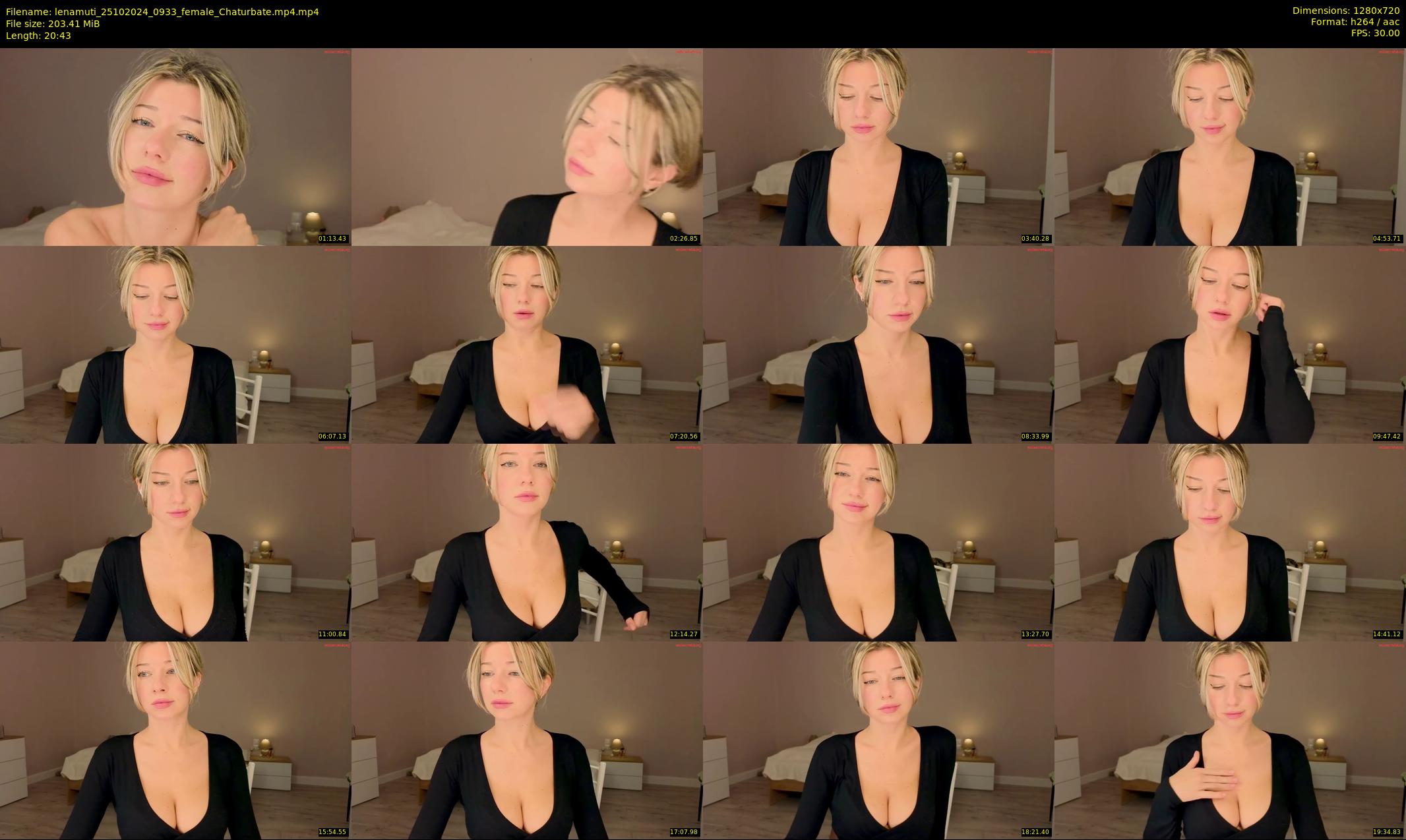 lenamuti — 21 minute Chaturbate female cam show recording, 720p, Oct 25, 2024