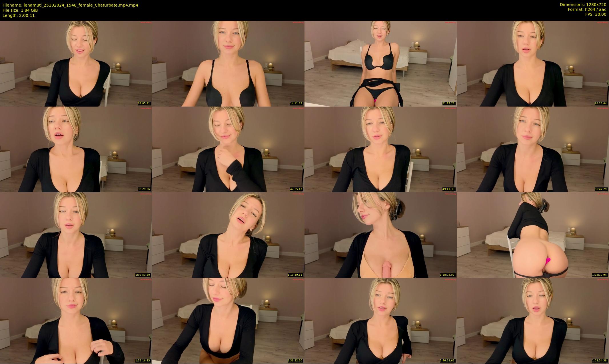 lenamuti — 121 minute Chaturbate female cam show recording, 720p, Oct 25, 2024