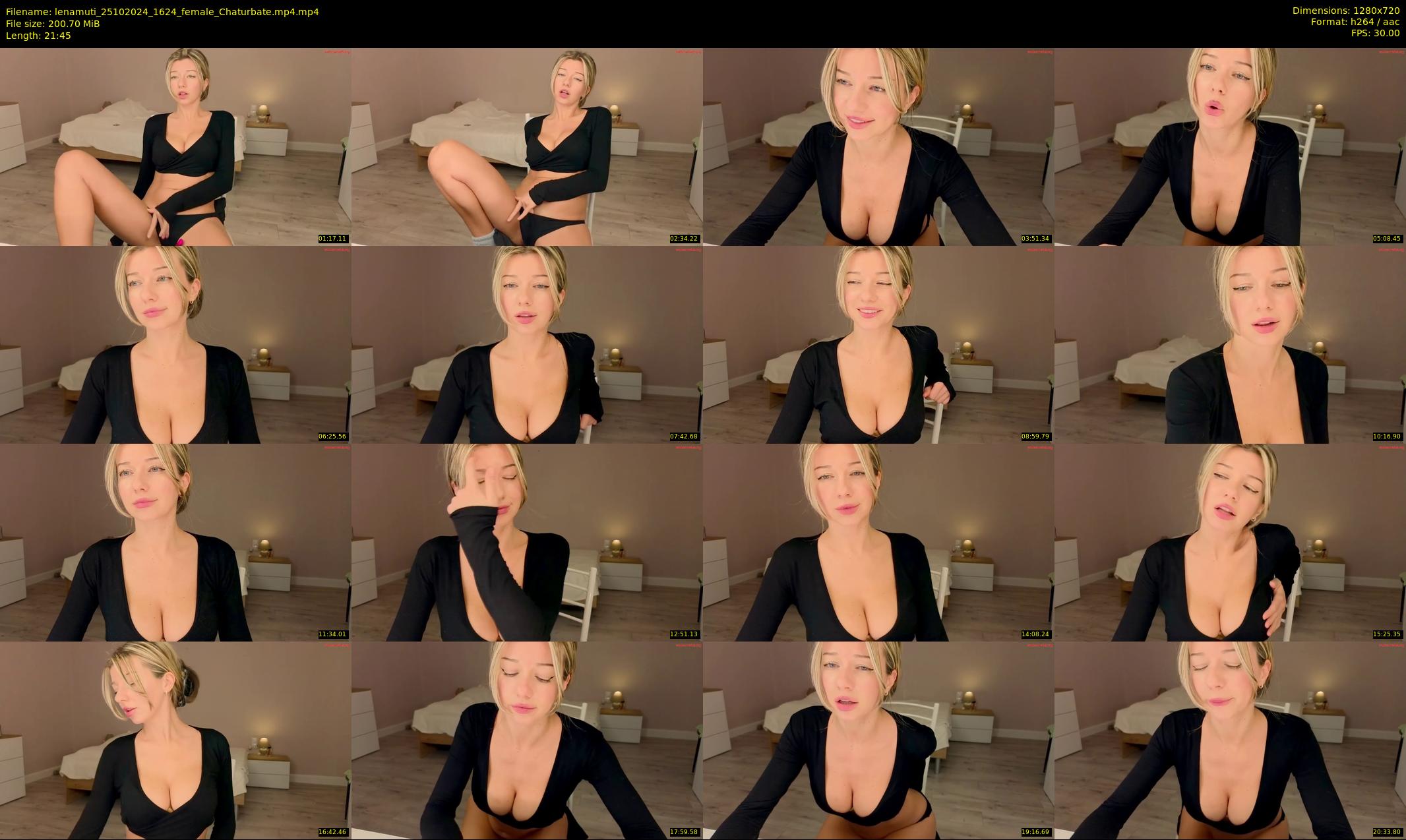lenamuti — 22 minute Chaturbate female cam show recording, 720p, Oct 25, 2024