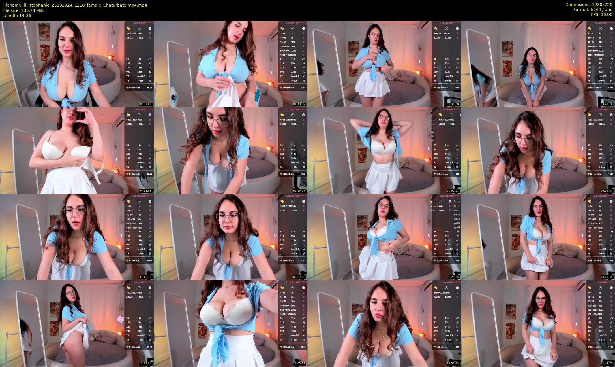 lil_stephanie — 15 minute Chaturbate female cam show recording, 720p, Oct 25, 2024