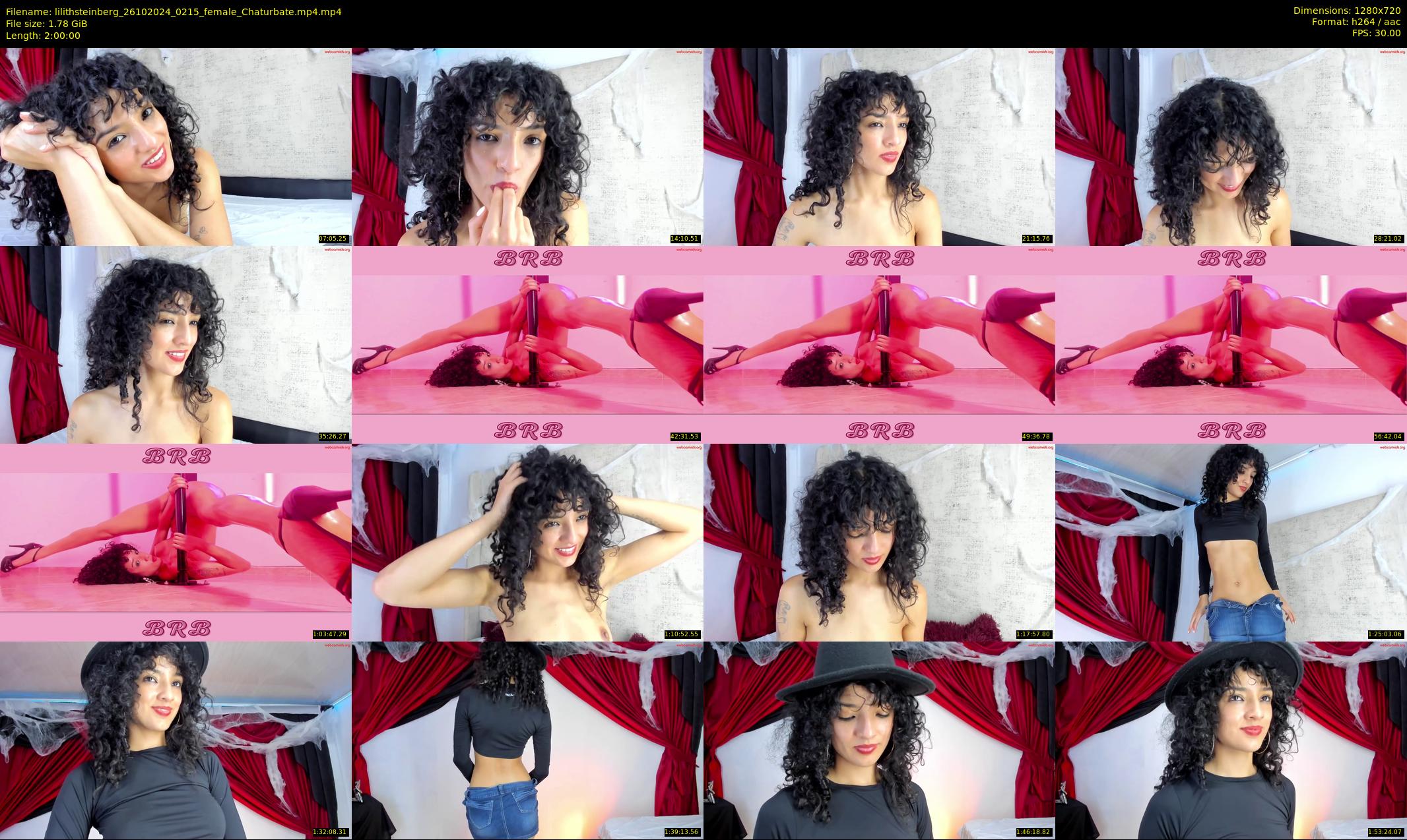 lilithsteinberg — 120 minute Chaturbate female cam show recording, 720p, Oct 26, 2024